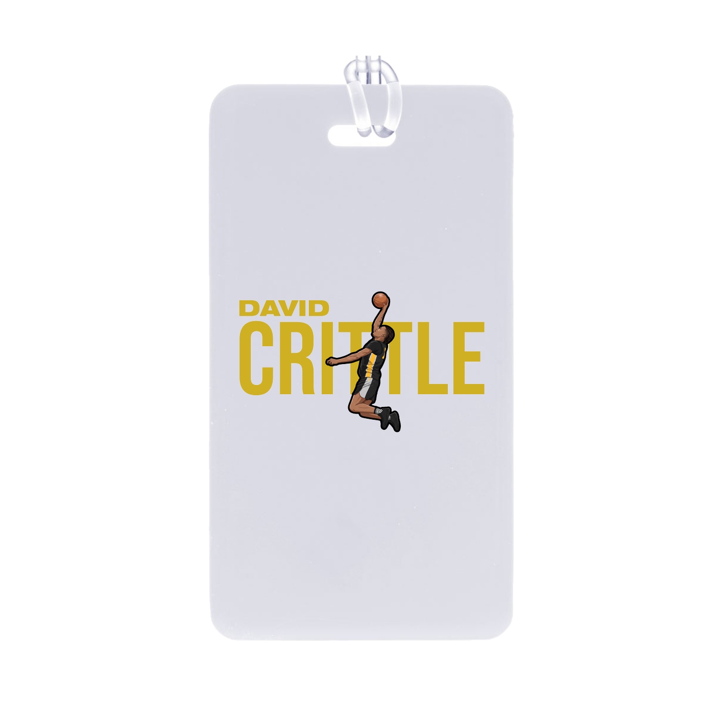 Bag Tag — Player Name in Classic