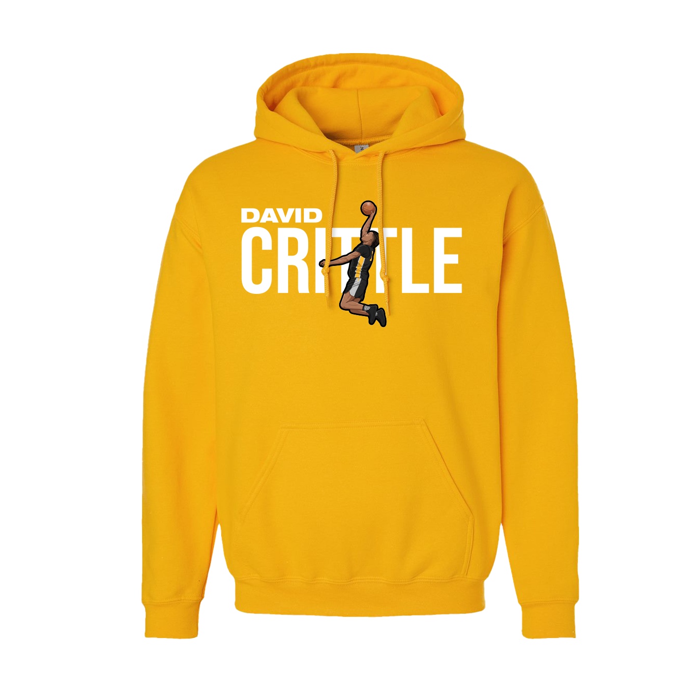 Youth Hoodie — Player Name in Gold