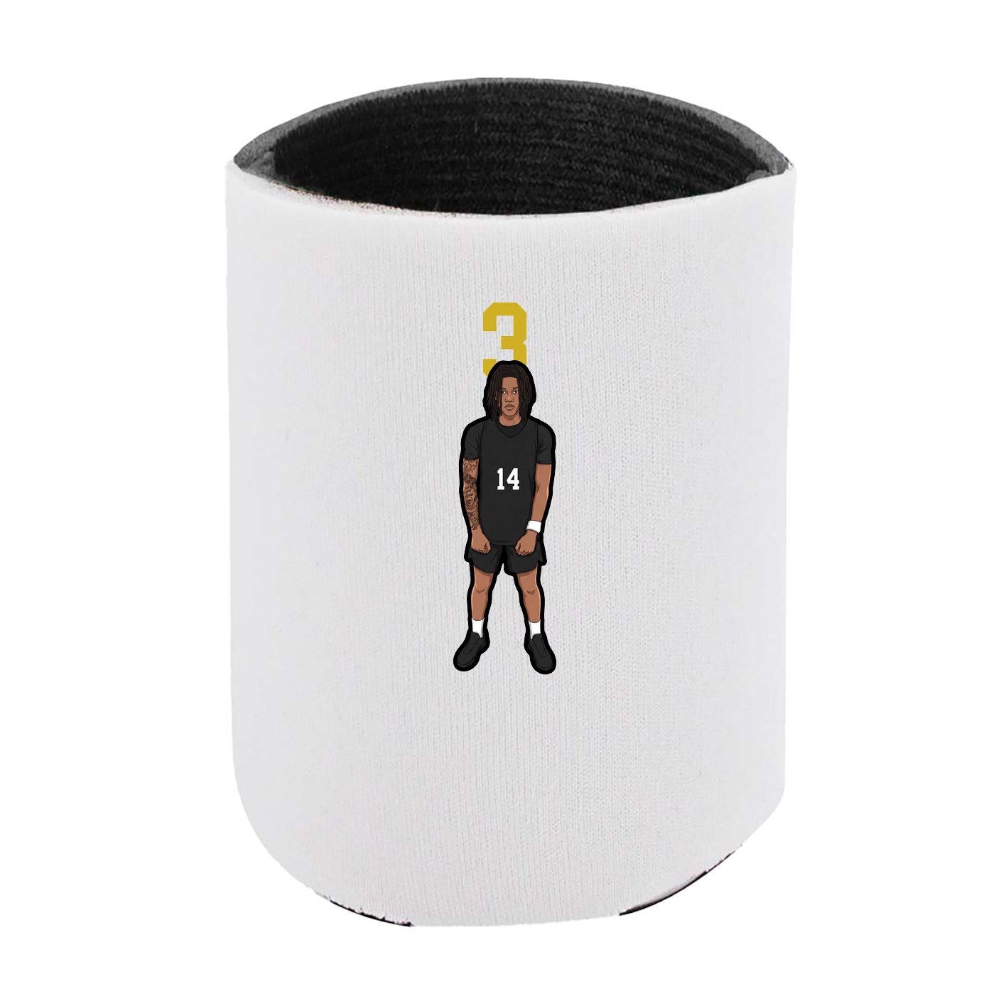 Can Holder — Number Top in White