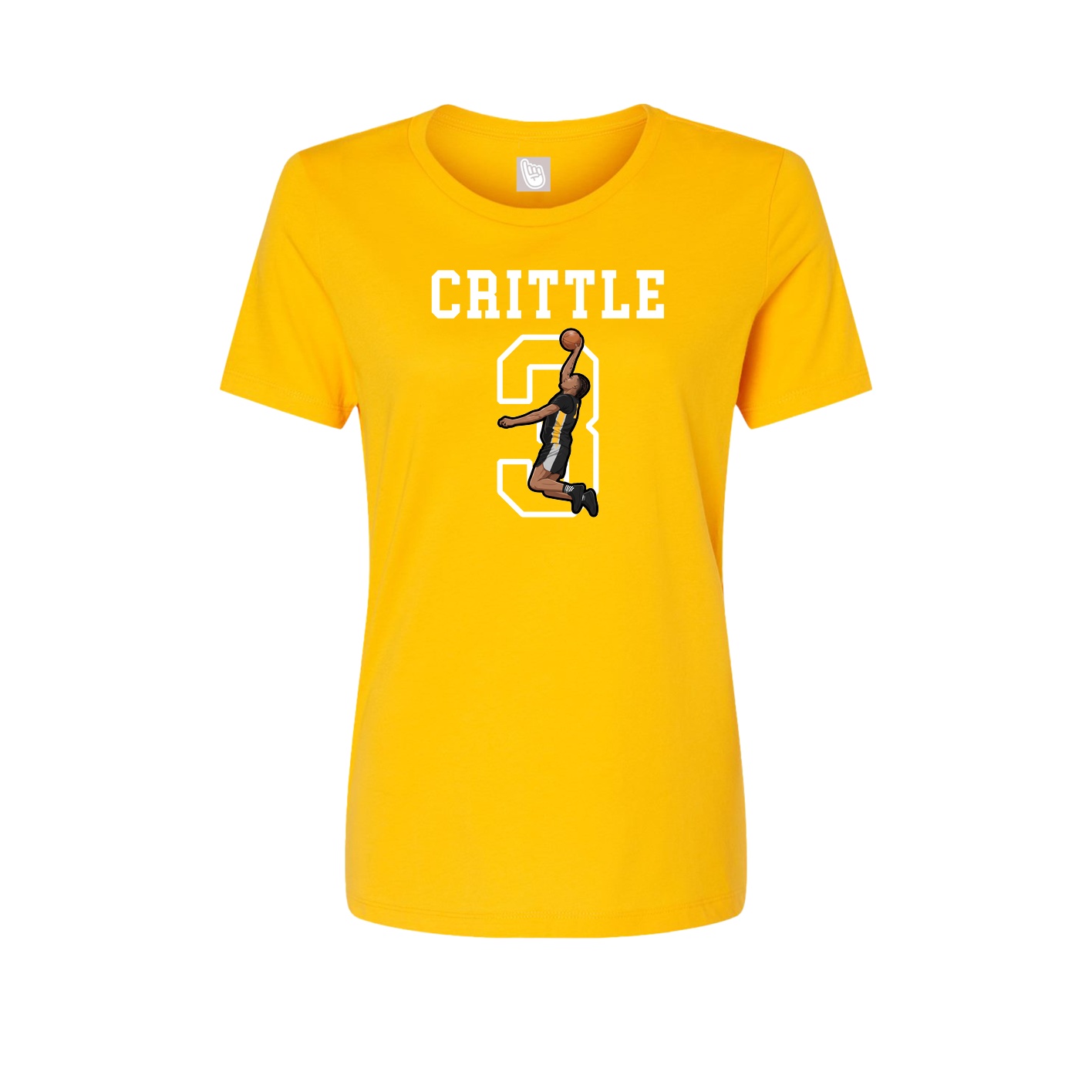 Fitted Women's Tee — Shirsey in Gold