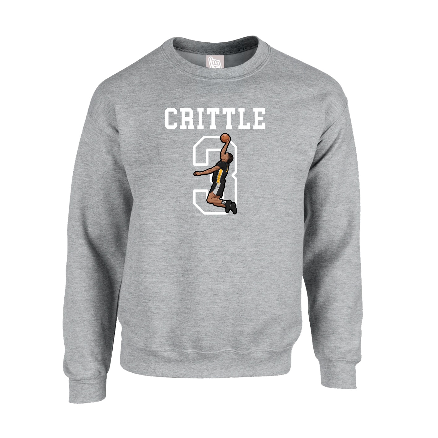 Fleece Crew — Shirsey in Grey