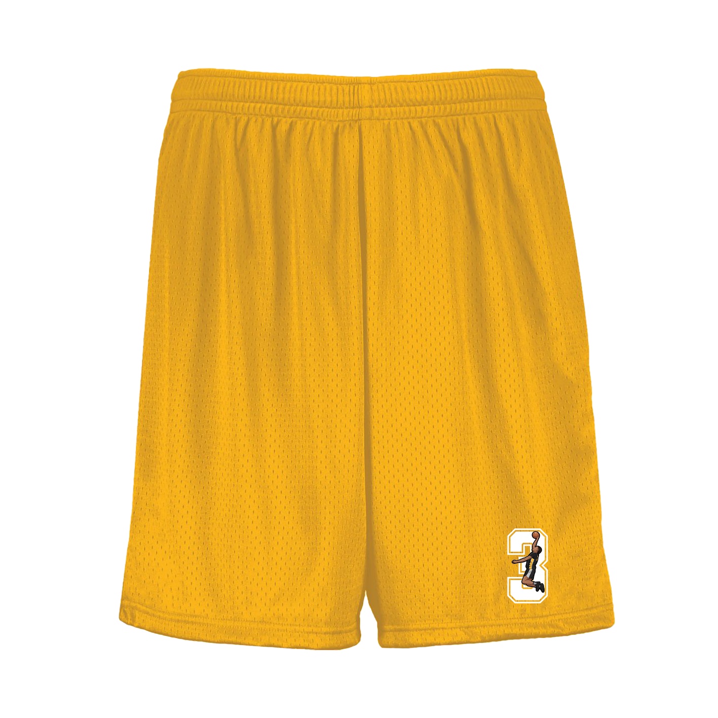 Shorts — Number in Gold