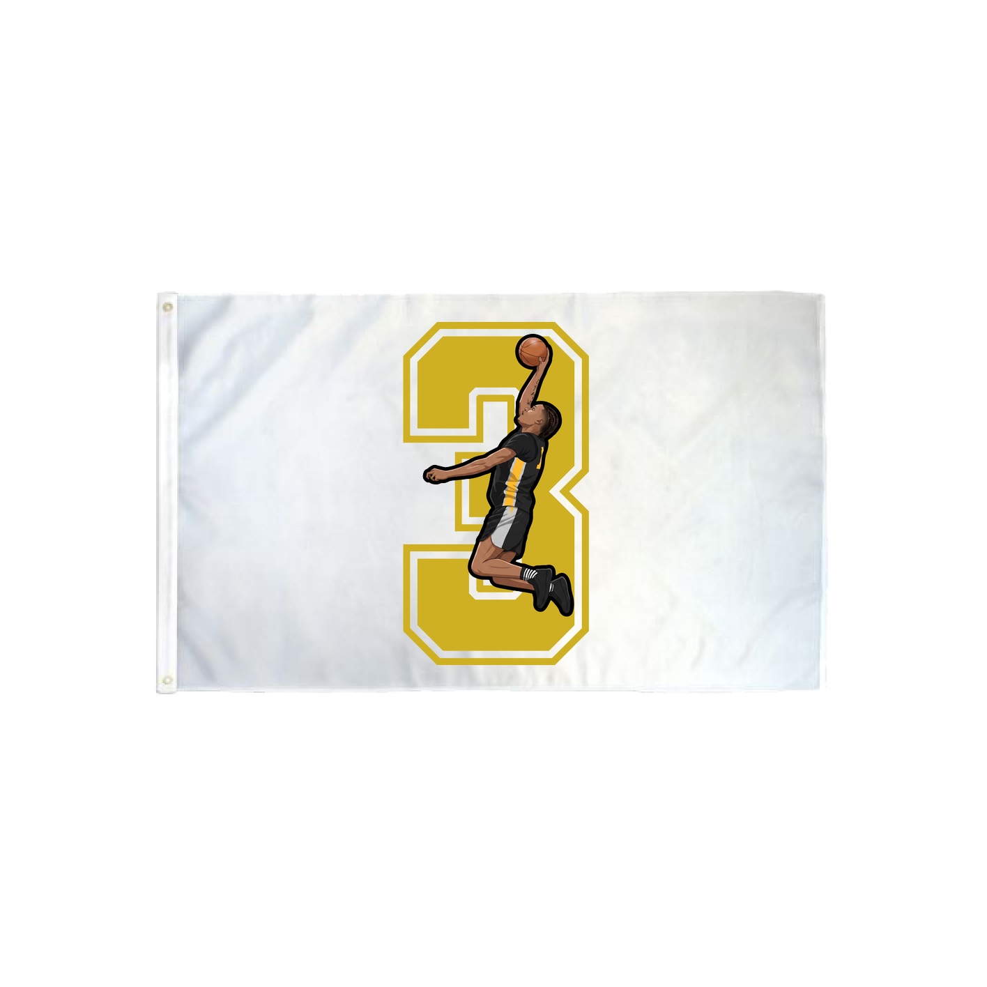 3x5 Flag — Number in Classic