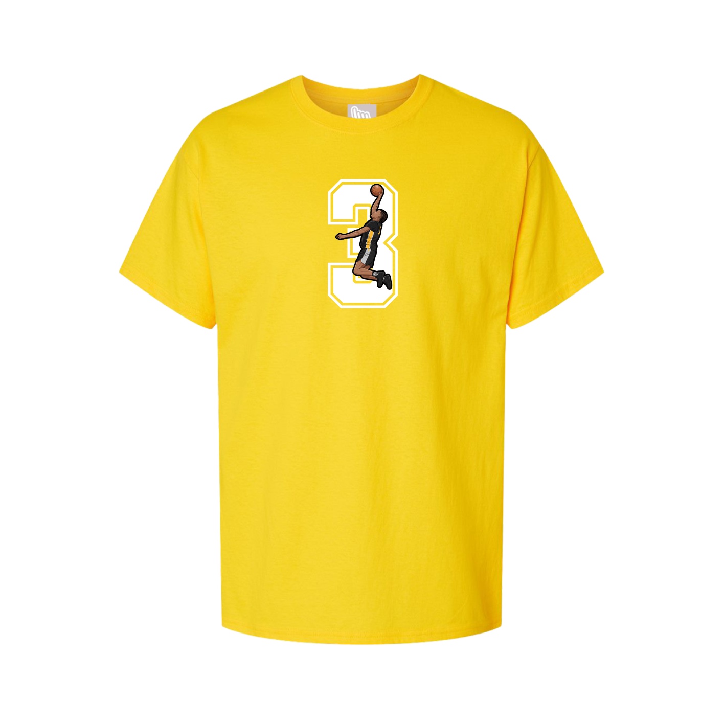 Youth Tee — Number in Gold