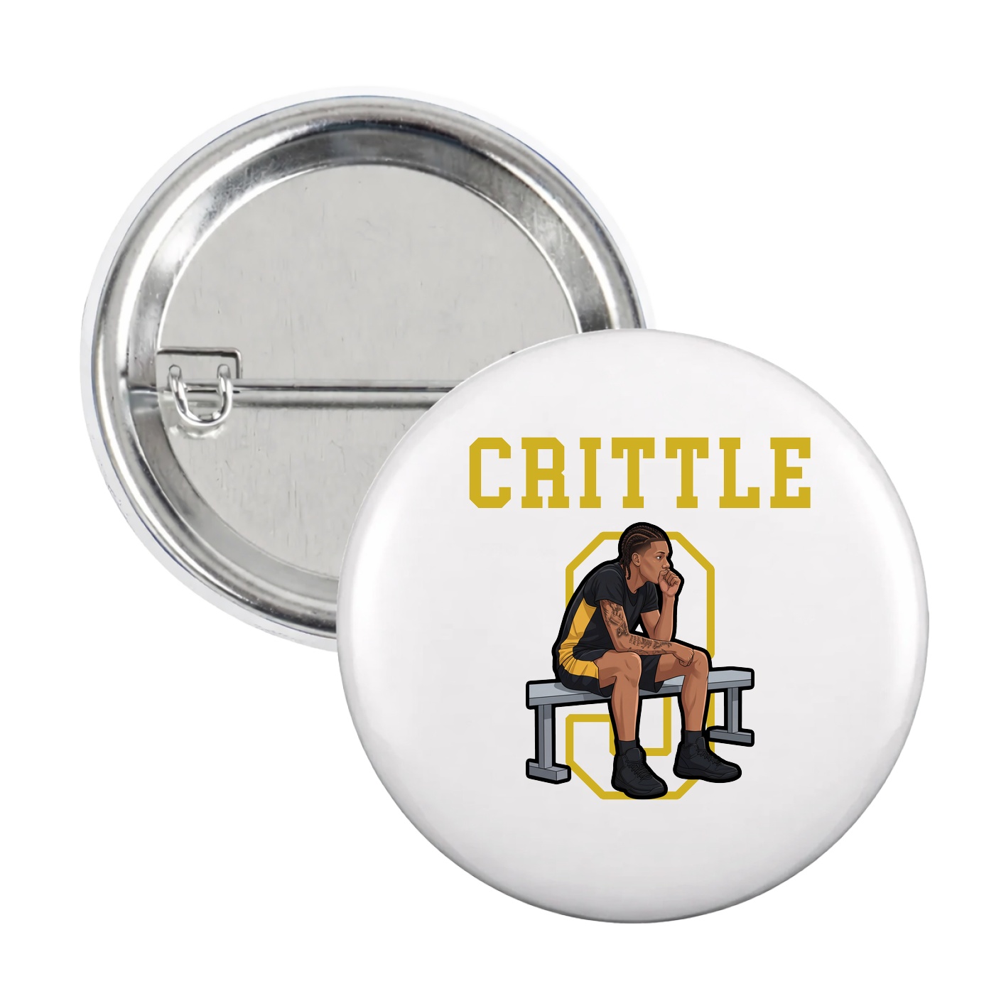 Game Day Button — Shirsey in White