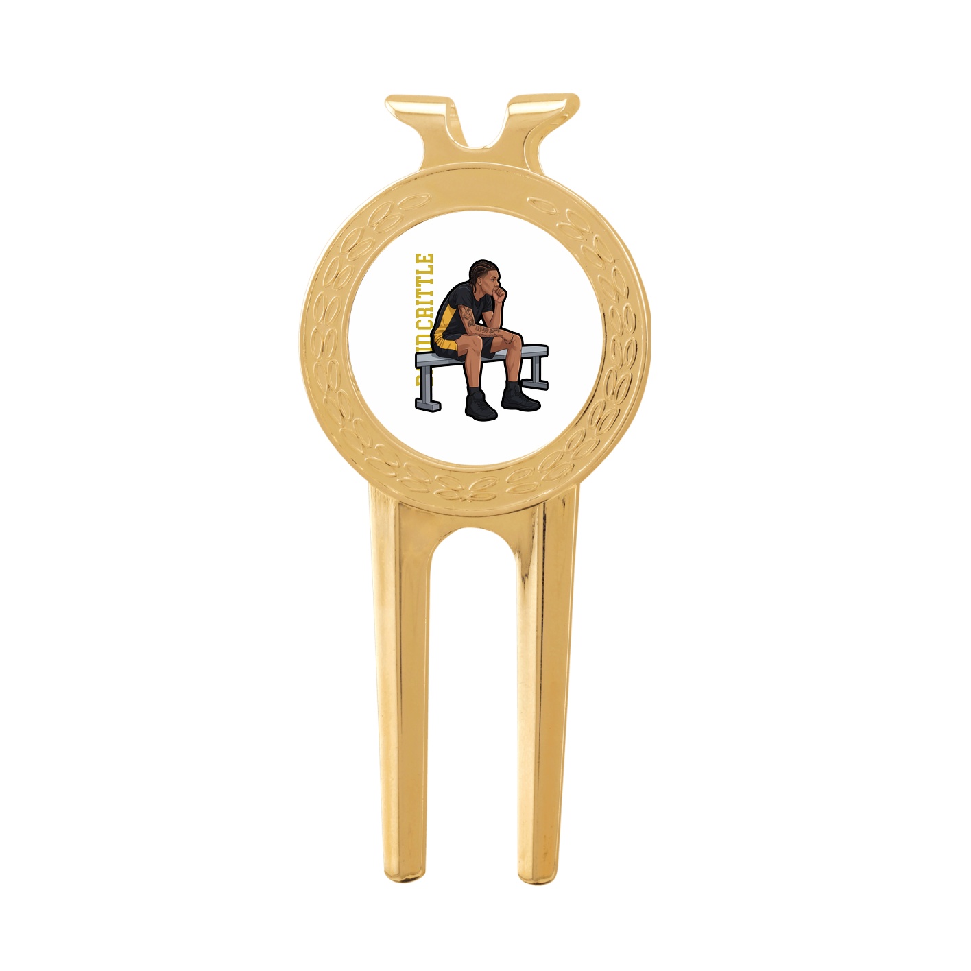 Divot Tool with Ball Marker — Name Vertical in Classic