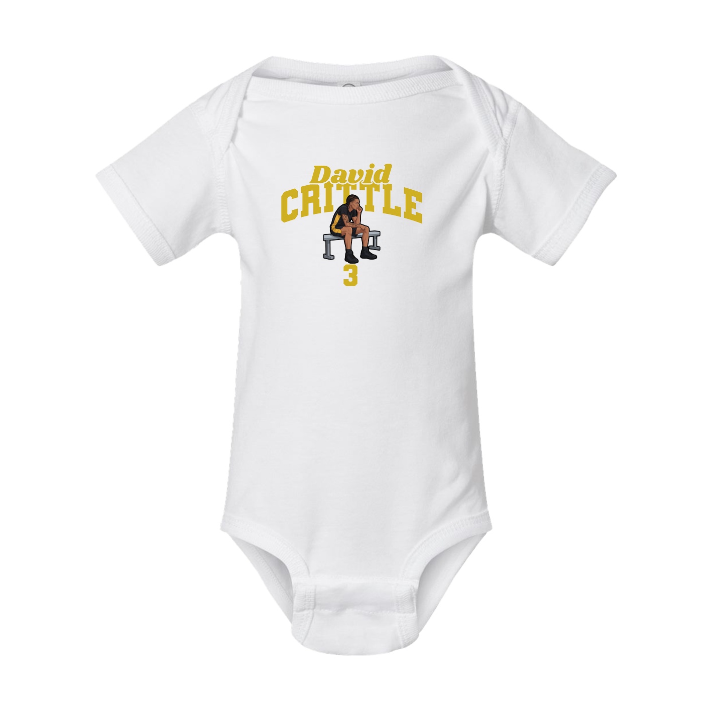 Baby Onesie — Signature Arch in White