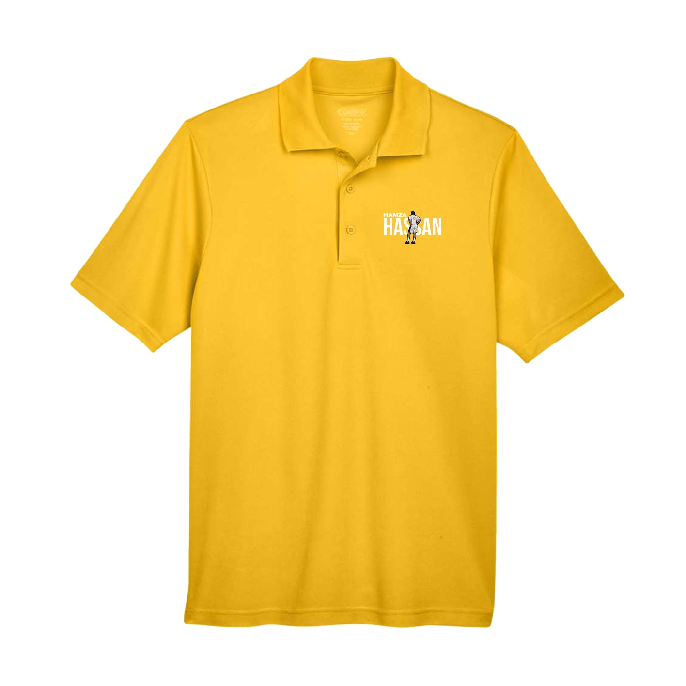 Performance Polo — Player Name in Gold