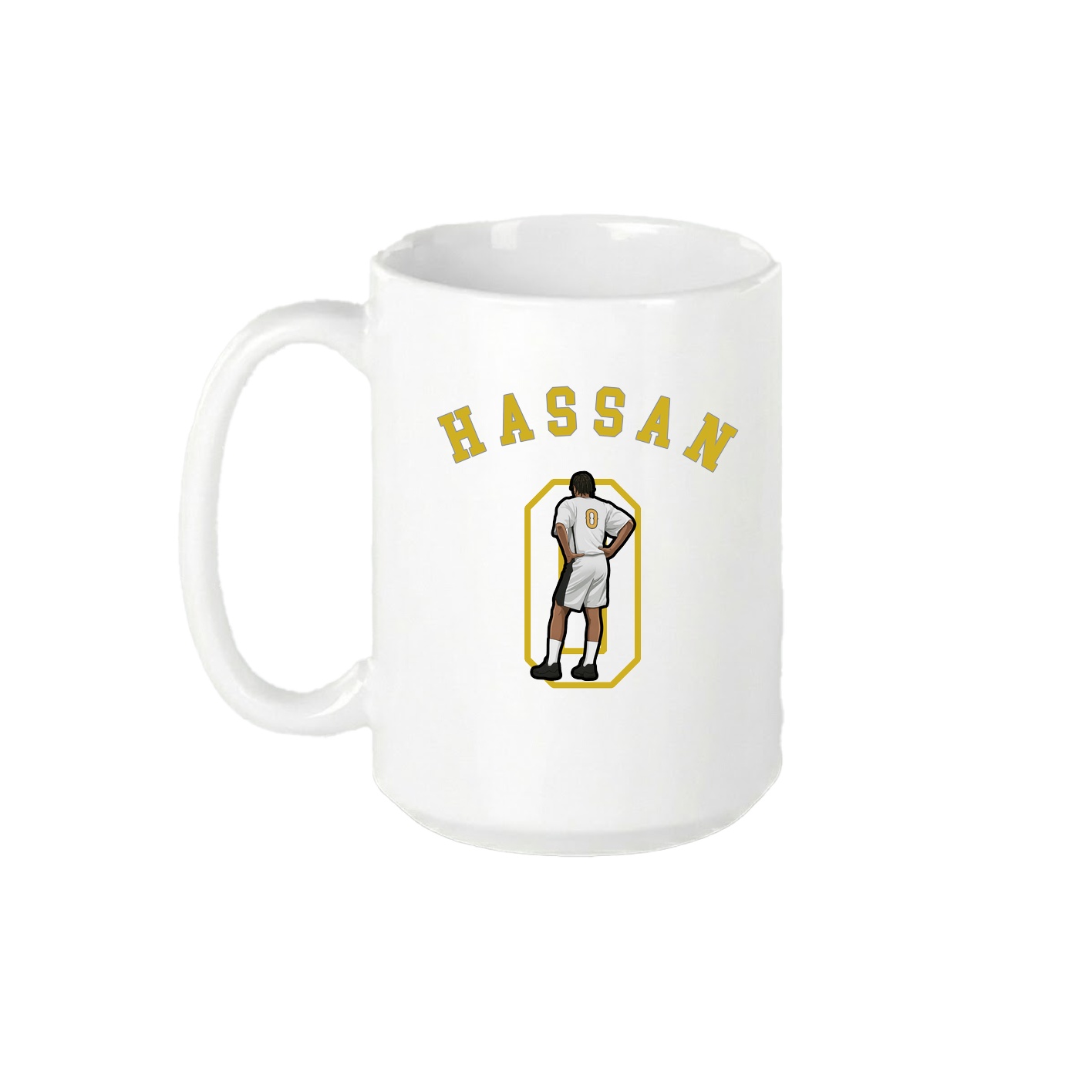 15oz Coffee Mug — Shirsey Arch in White