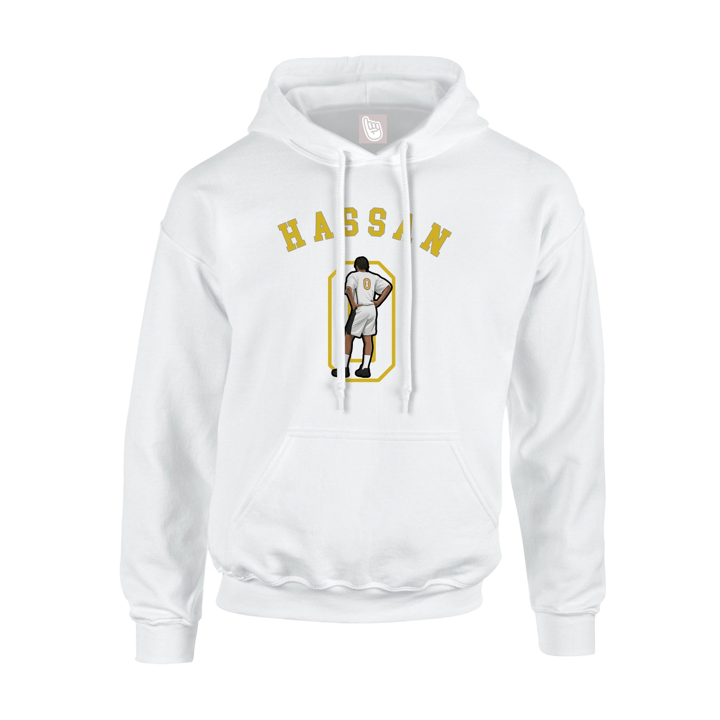 Hoodie — Shirsey Arch in White