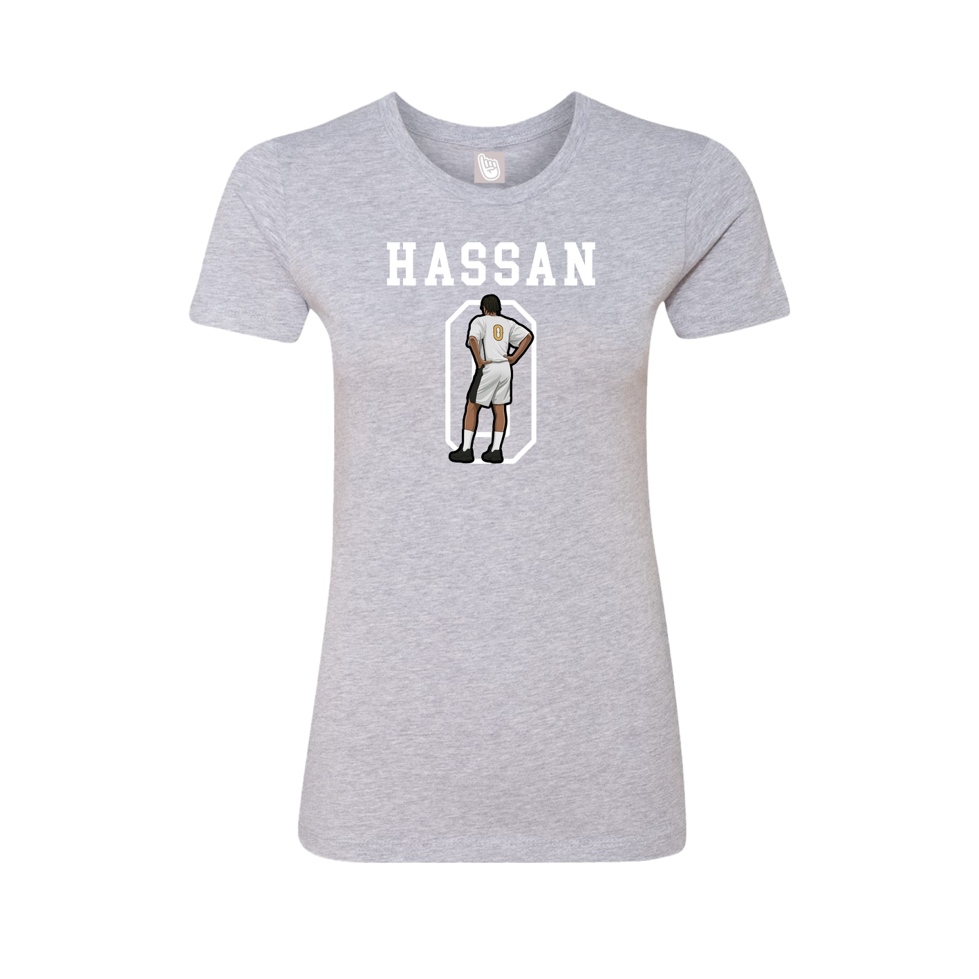 Fitted Women's Tee — Shirsey in Grey