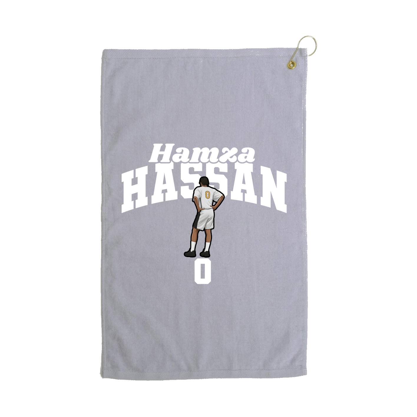 Golf Towel — Signature Arch in Grey