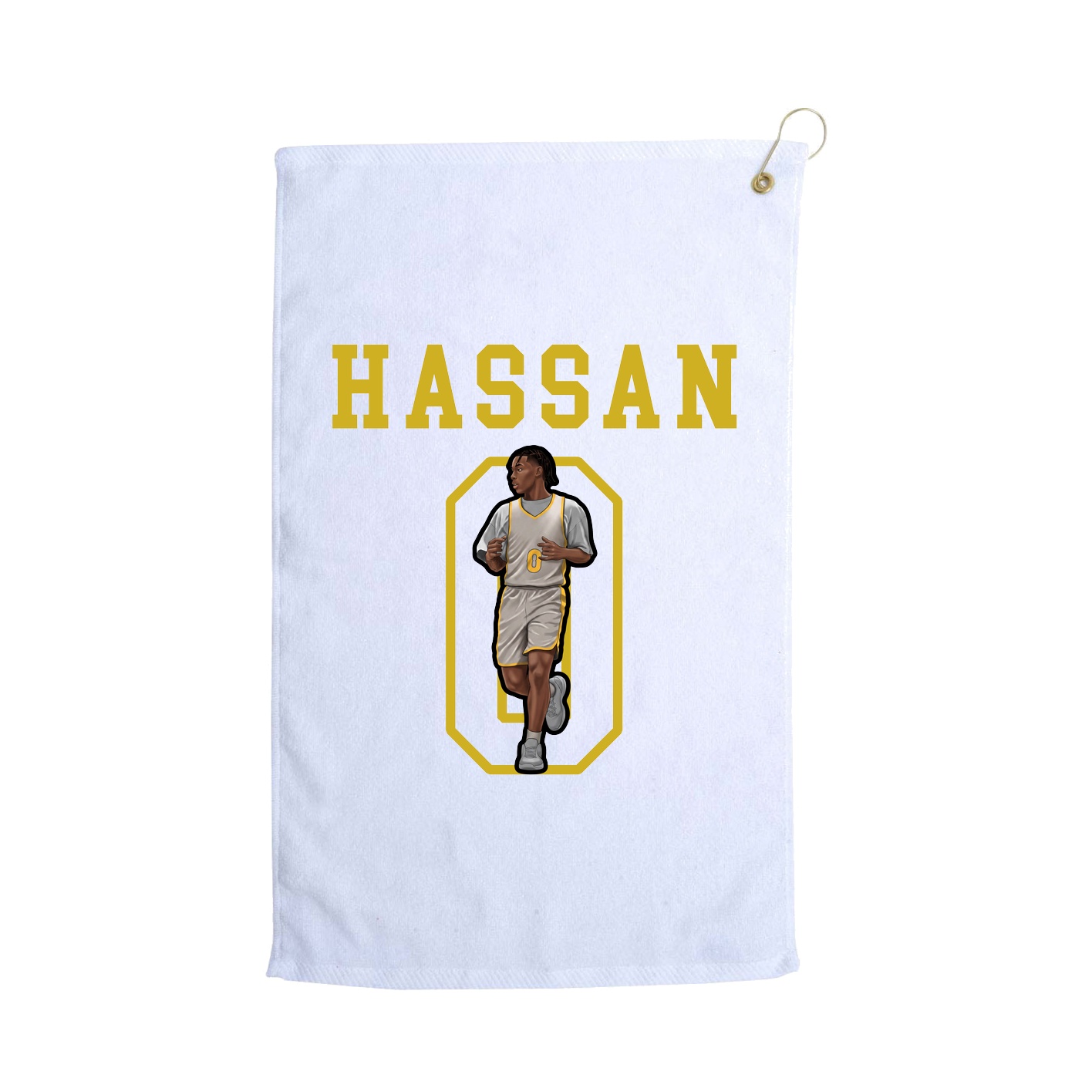 Golf Towel — Shirsey in White