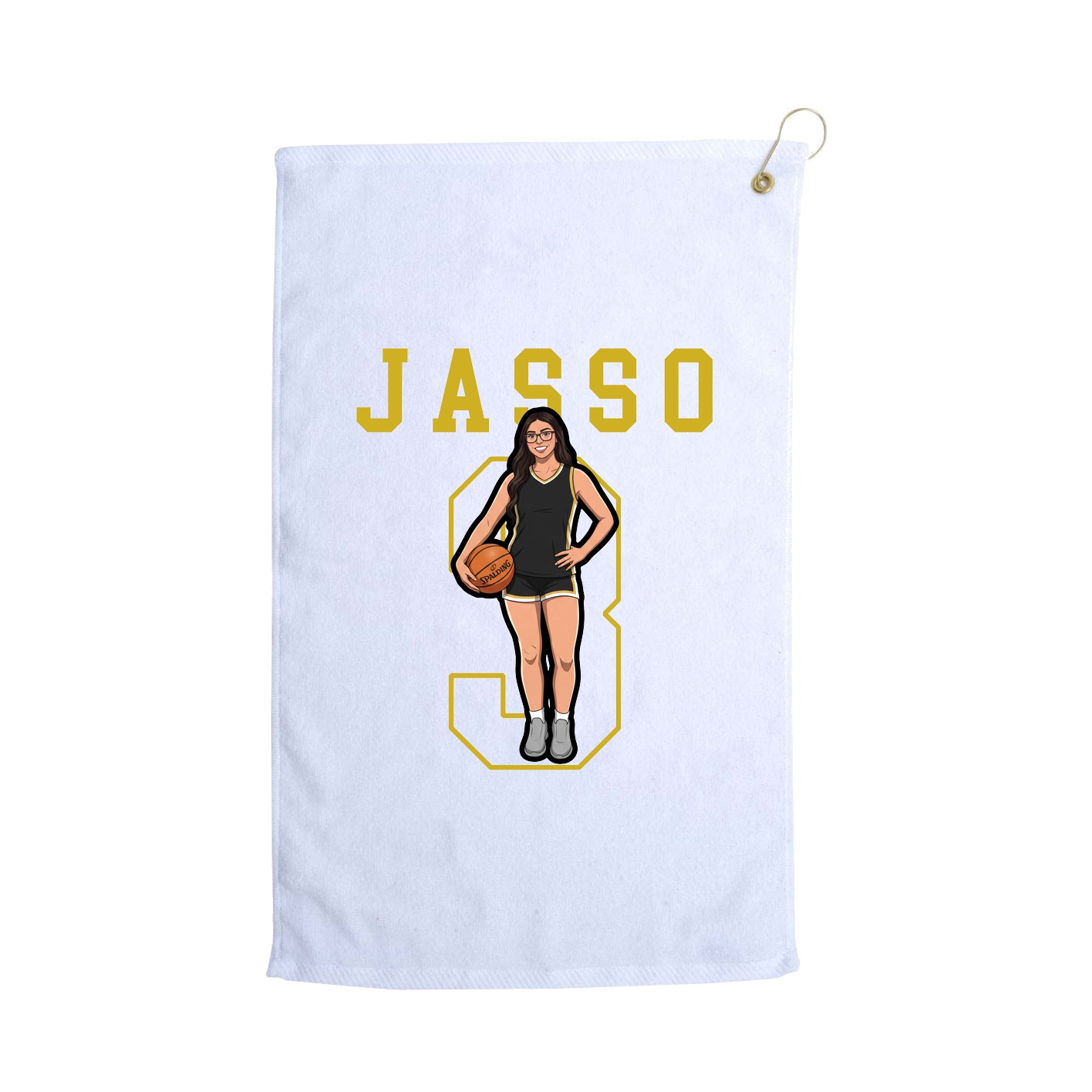 Golf Towel — Shirsey in White