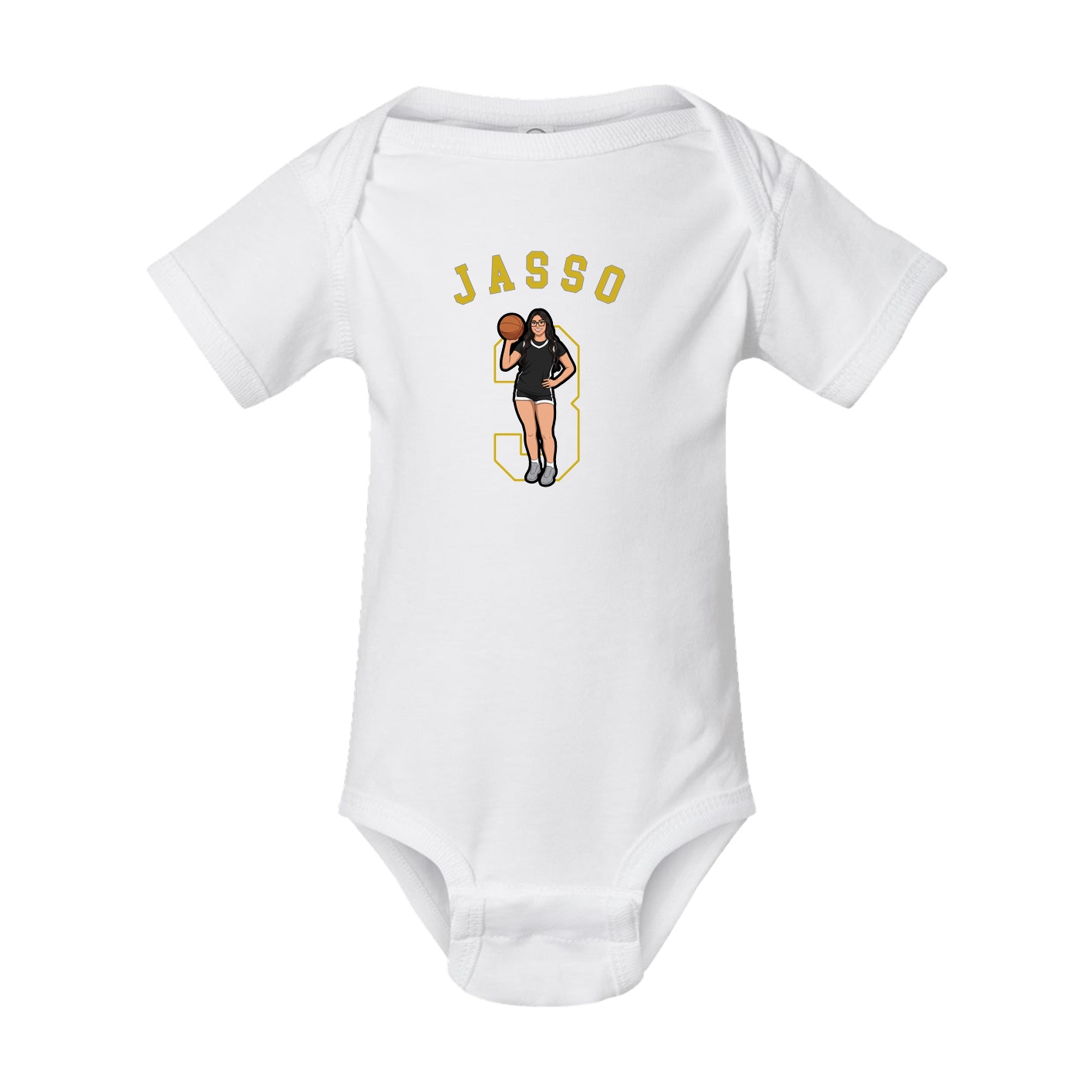 Baby Onesie — Shirsey Arch in White