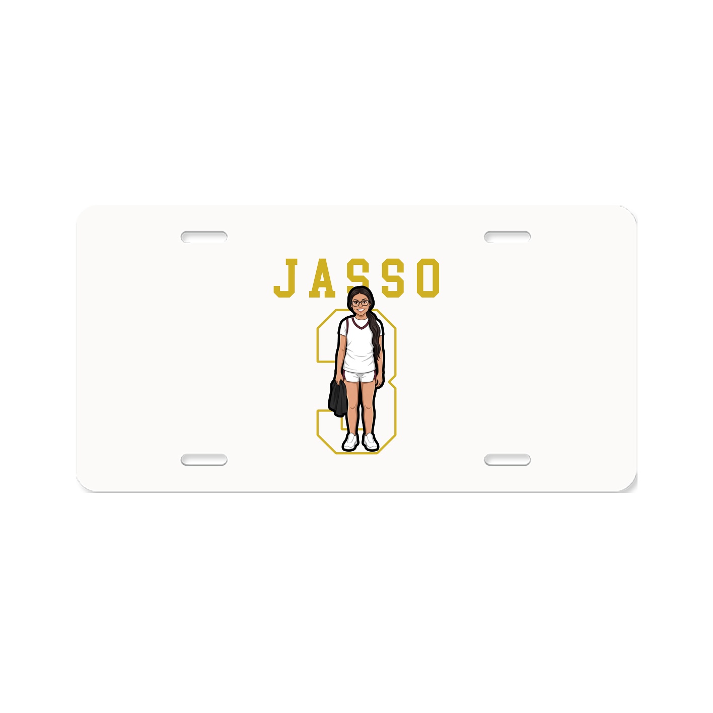License Plate — Shirsey in Classic