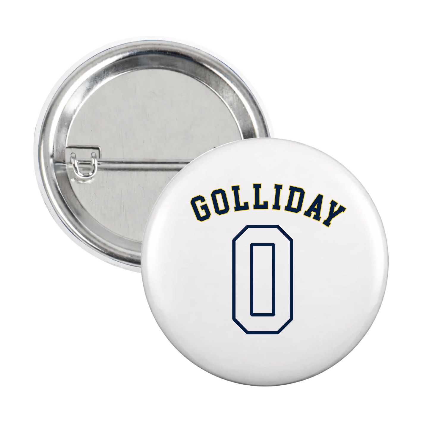 Game Day Button — Shirsey Arch in White