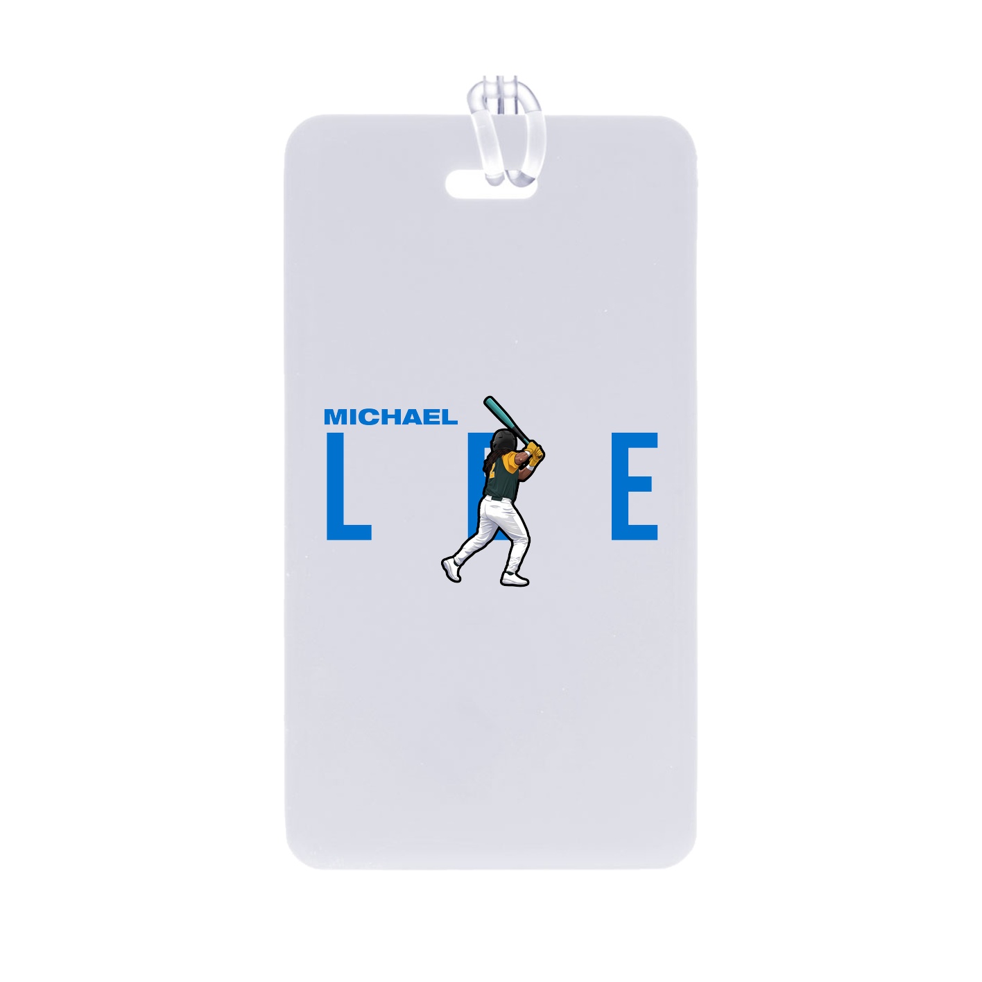 Bag Tag — Player Name in Classic