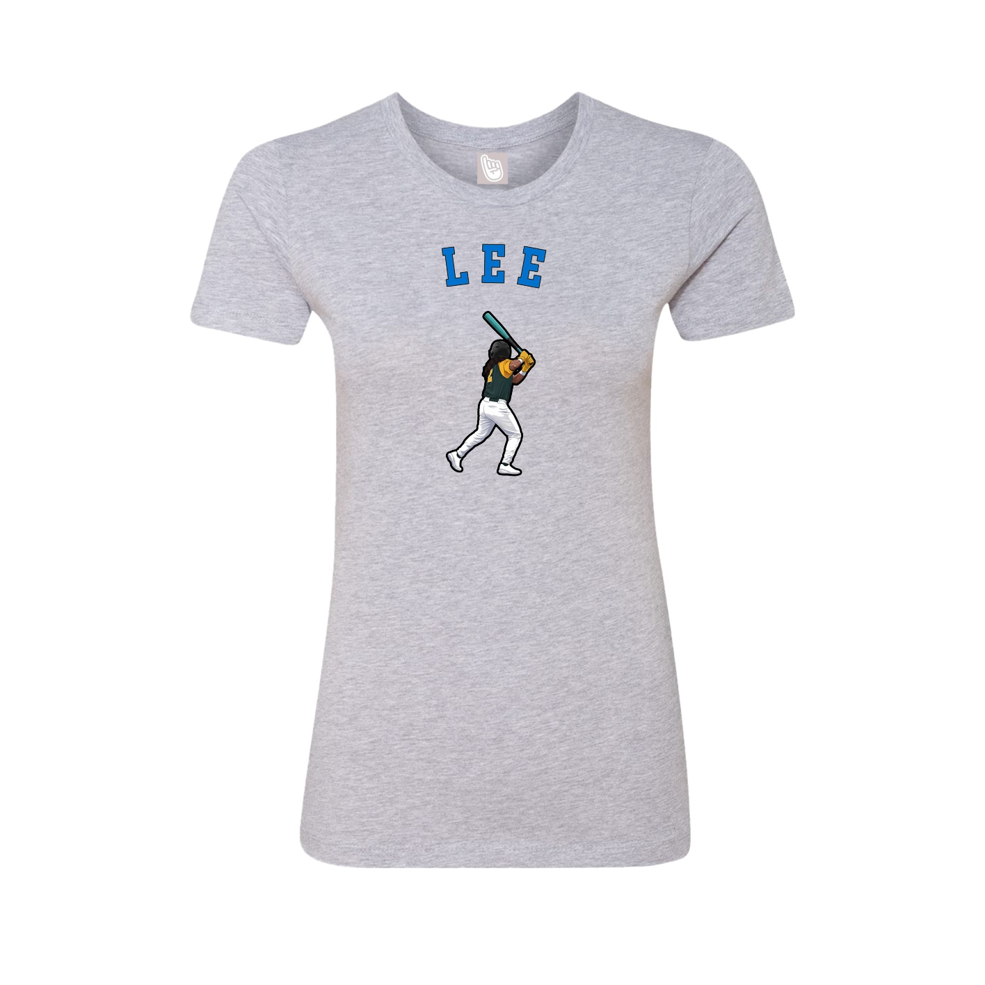 Fitted Women's Tee — Shirsey Arch in Grey