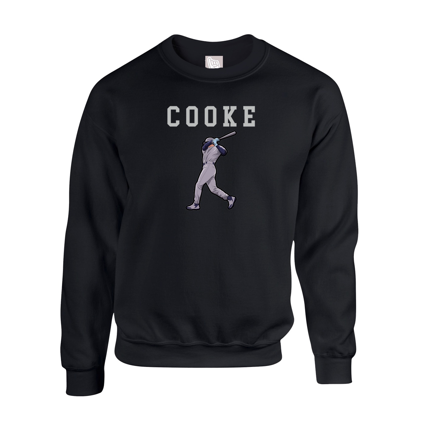 Fleece Crew — Shirsey in Black