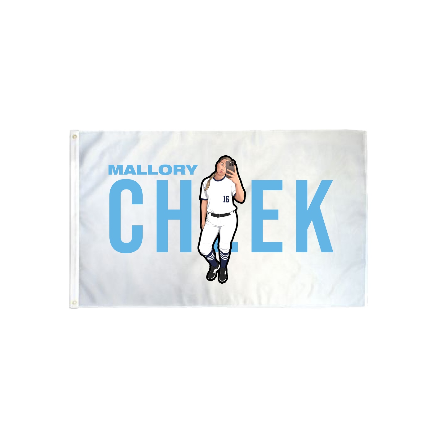 3x5 Flag — Player Name in Classic