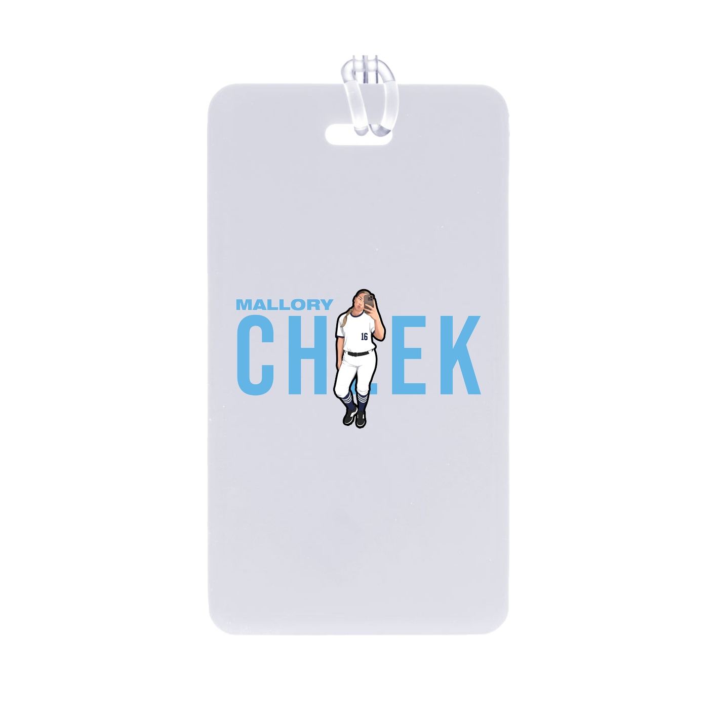 Bag Tag — Player Name in Classic