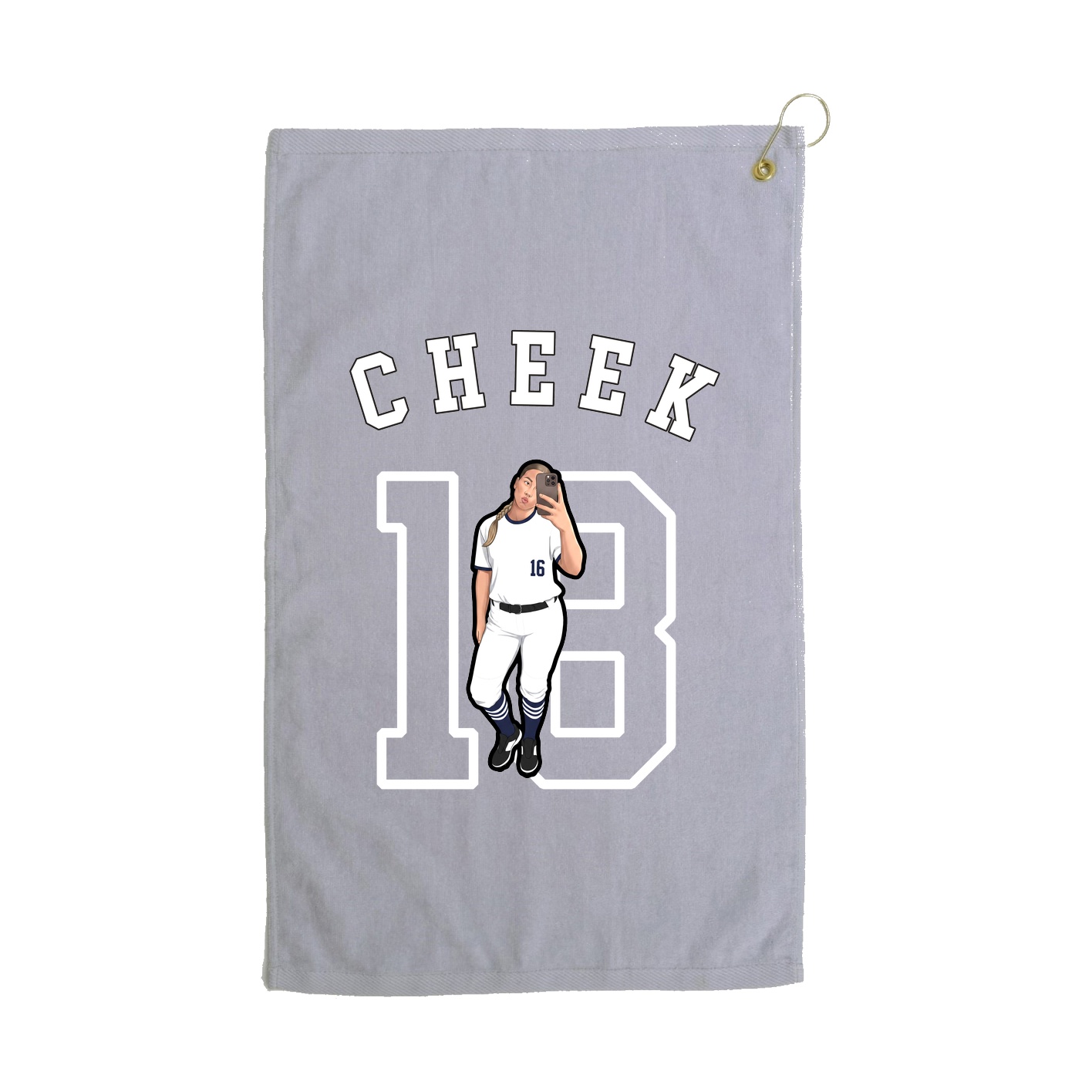 Golf Towel — Shirsey Arch in Grey