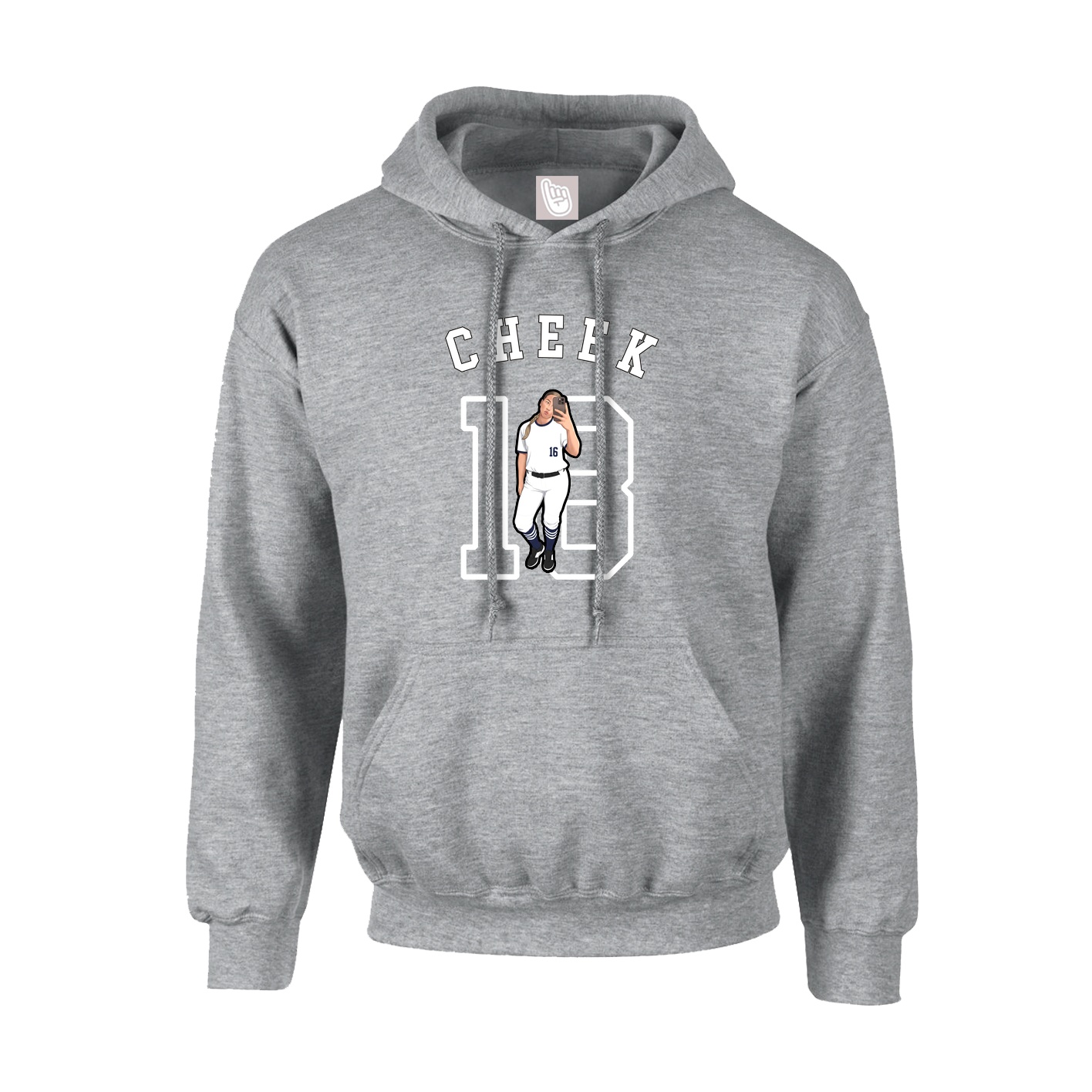 Hoodie — Shirsey Arch in Grey