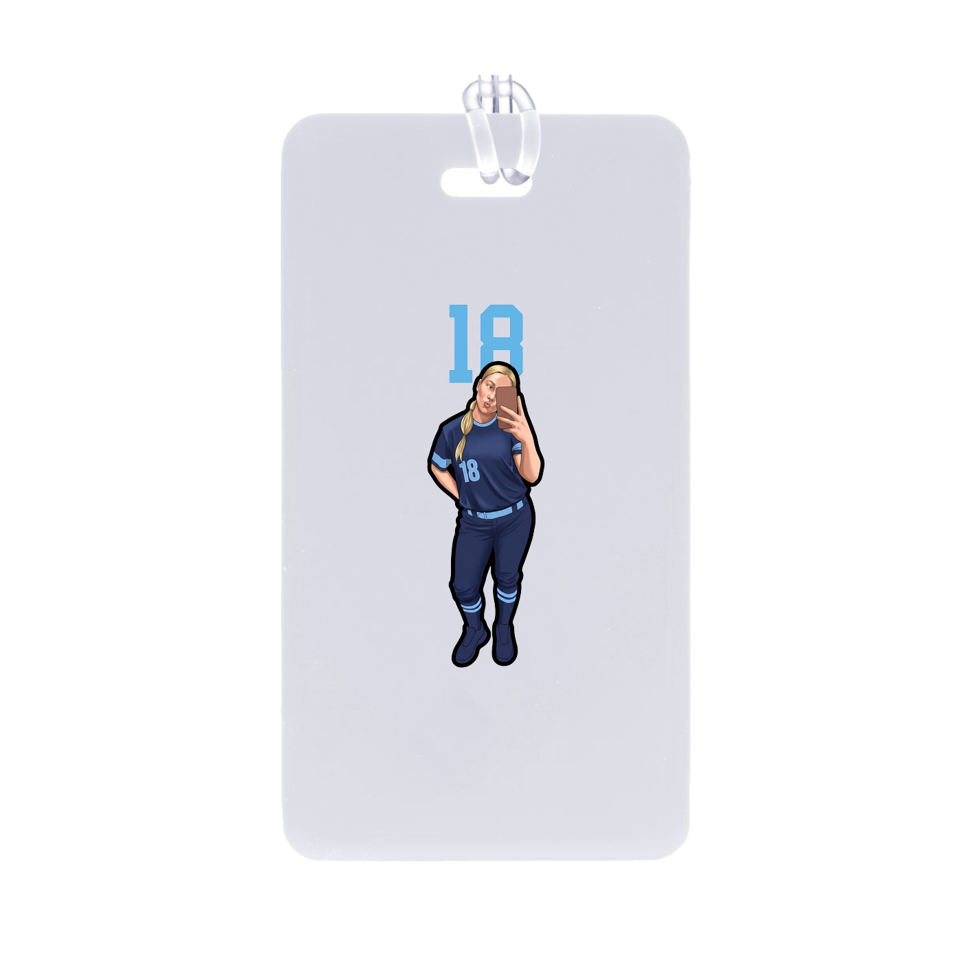 Bag Tag — Number Top in Classic