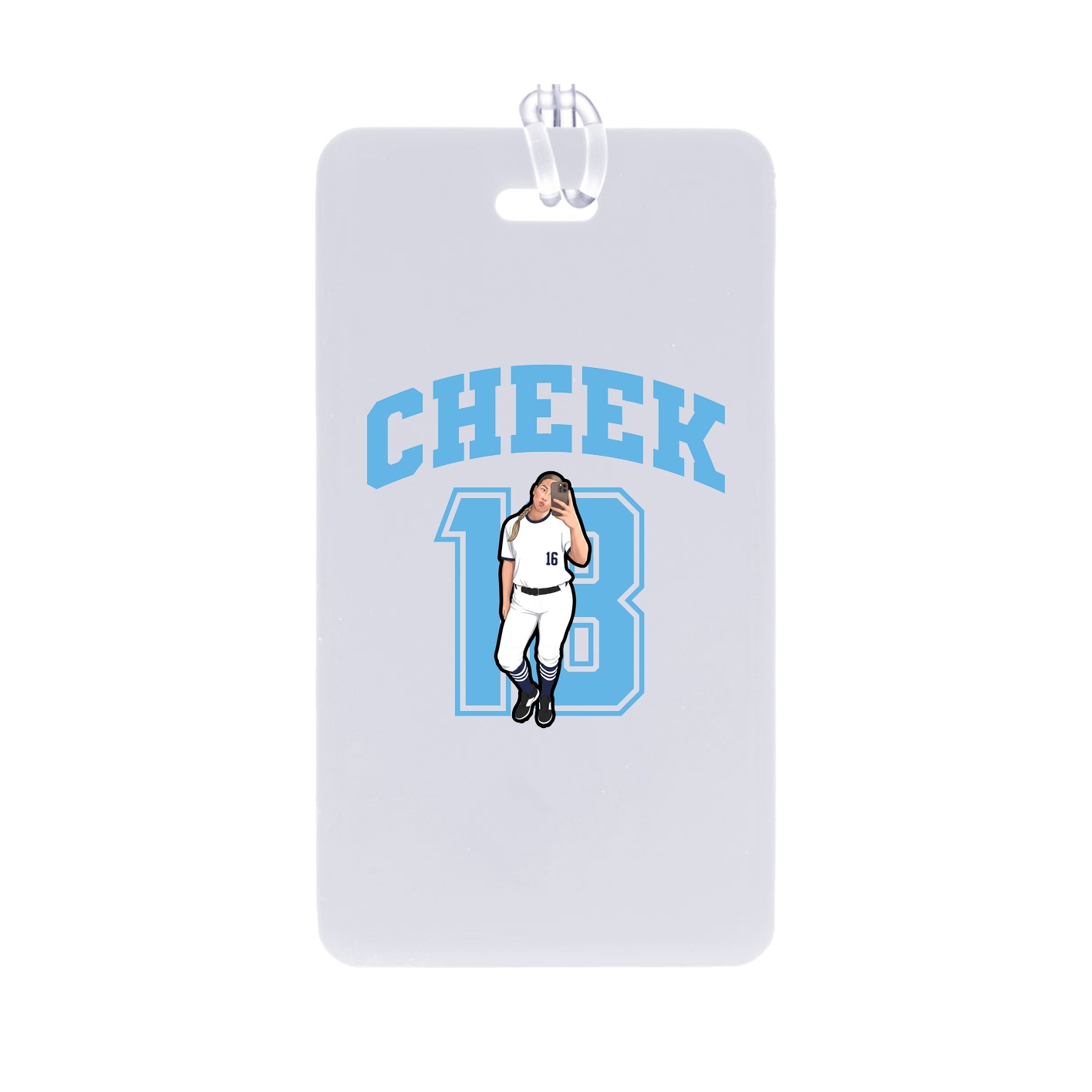 Bag Tag — Number in Classic