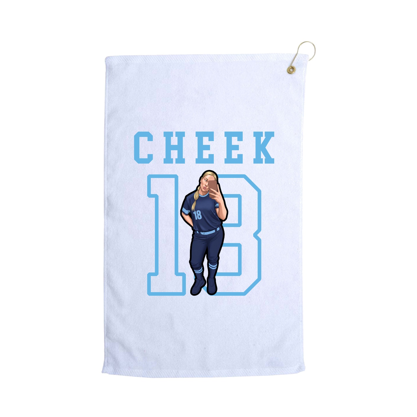 Golf Towel — Shirsey in White