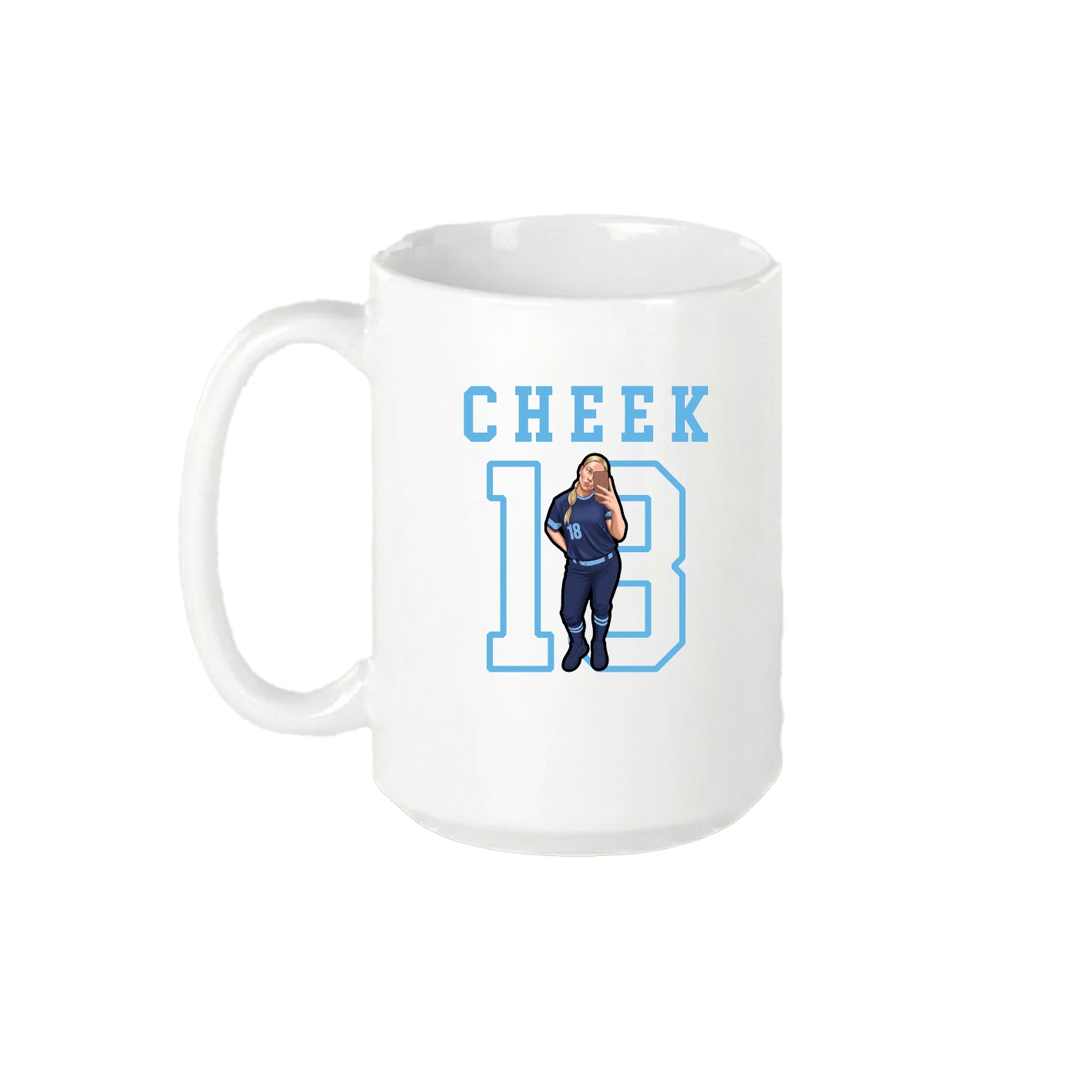 15oz Coffee Mug — Shirsey in White
