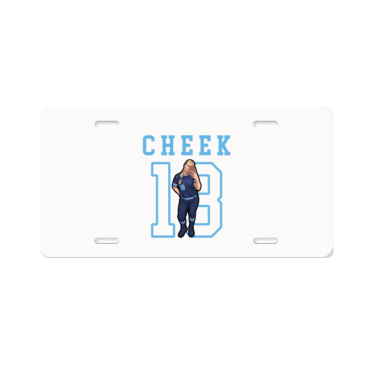 License Plate — Shirsey in Classic