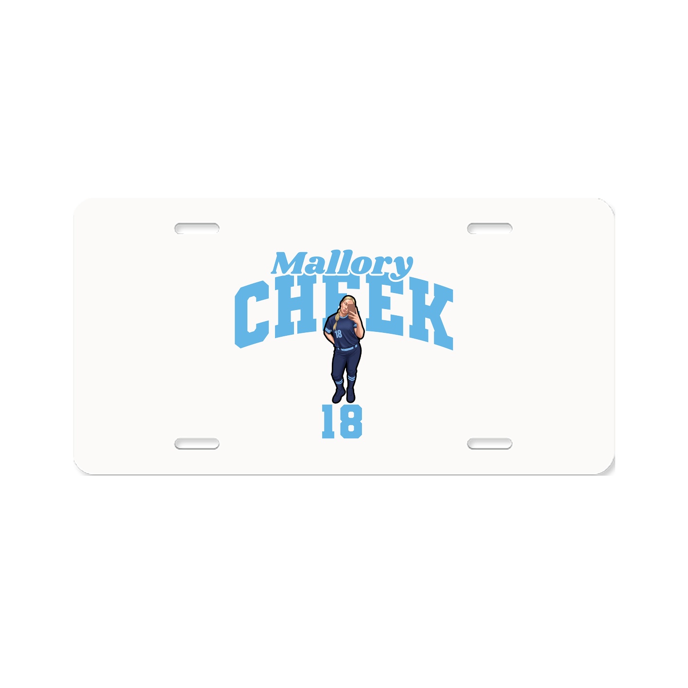 License Plate — Signature Arch in Classic