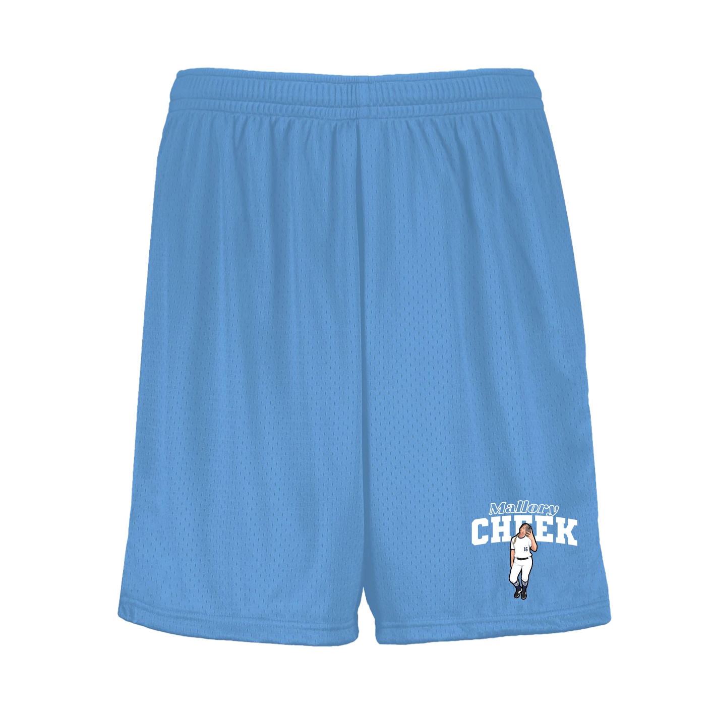 Shorts — Name Arch in Light Blue