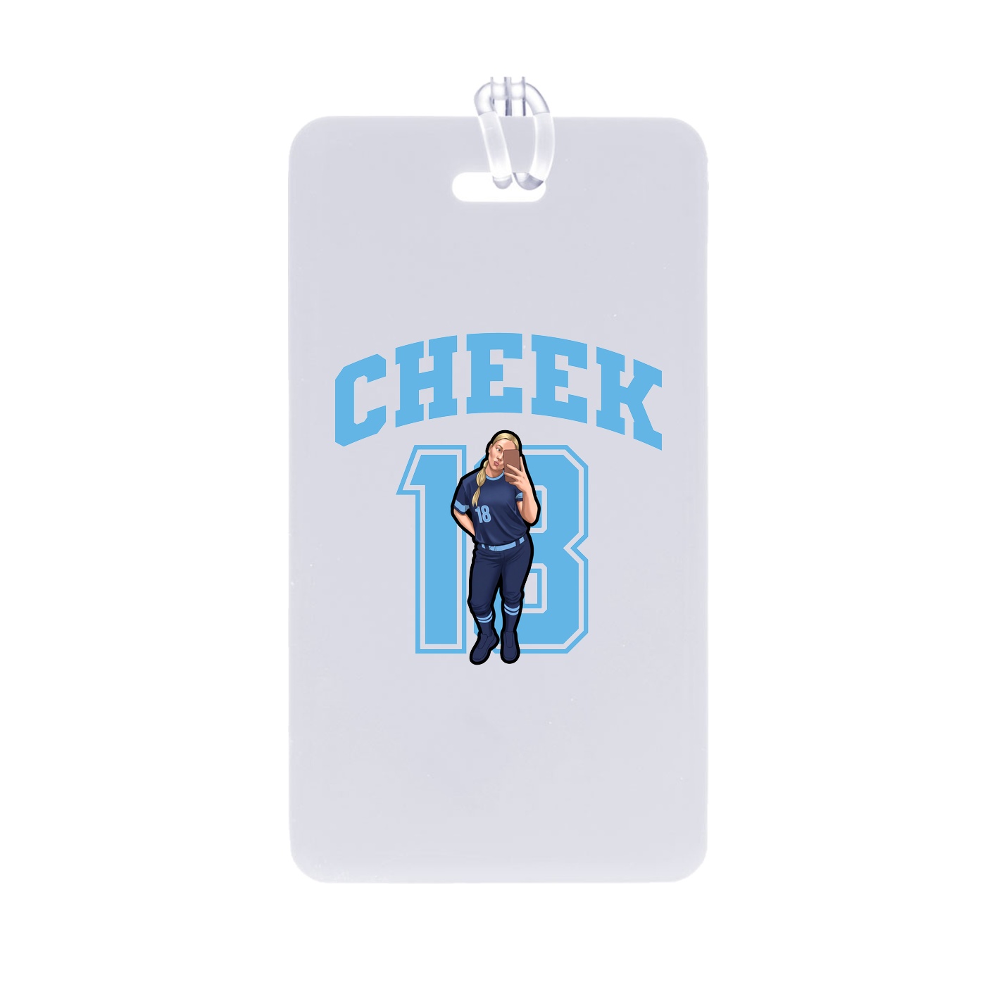 Bag Tag — Number in Classic