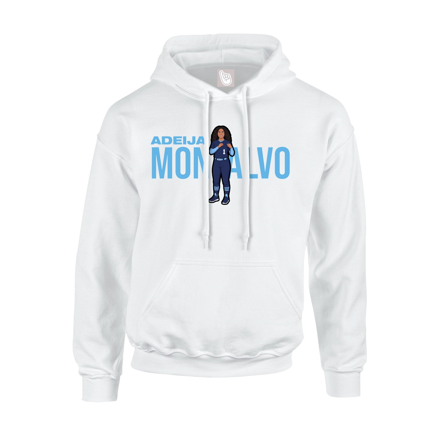 Hoodie — Player Name in White