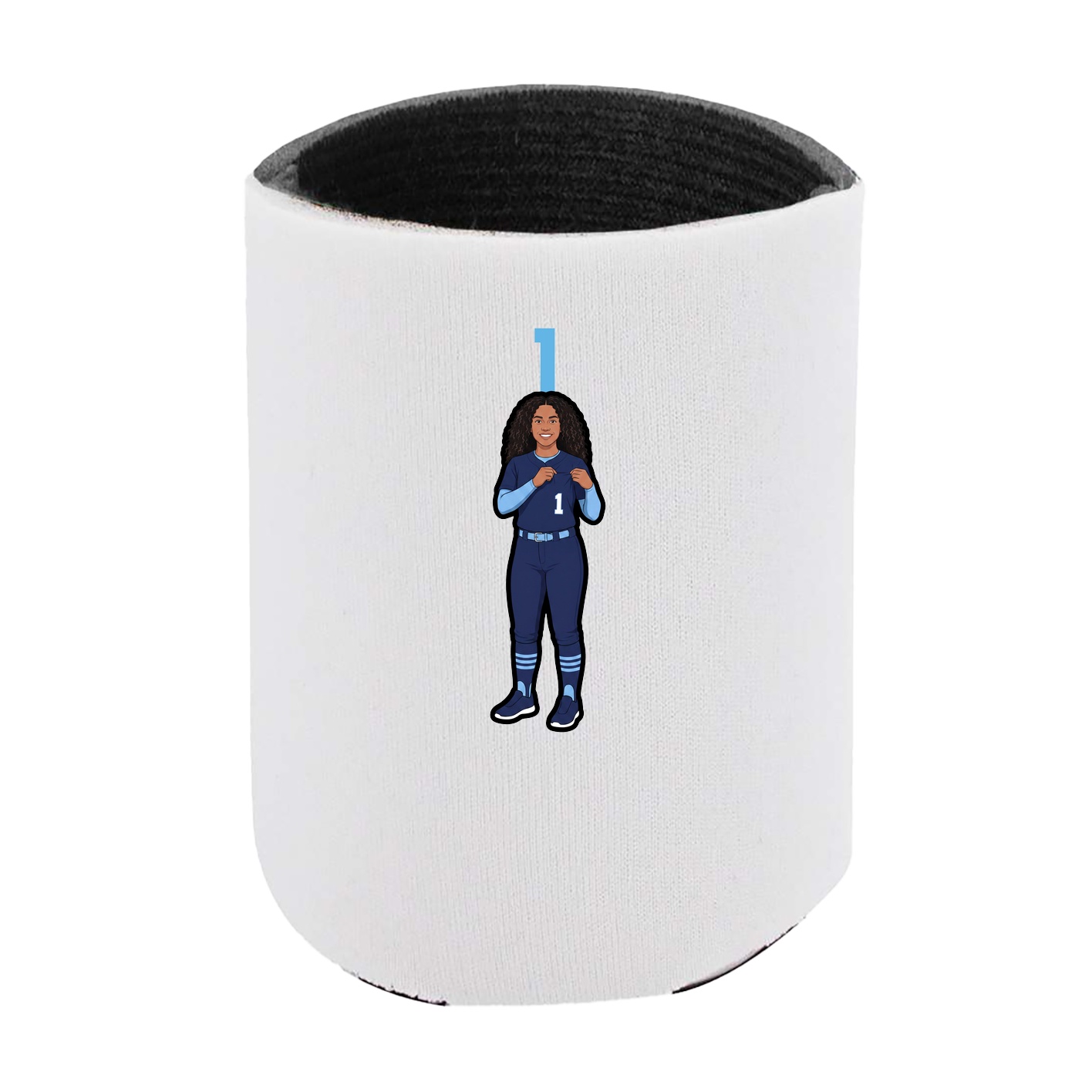 Can Holder — Number Top in White