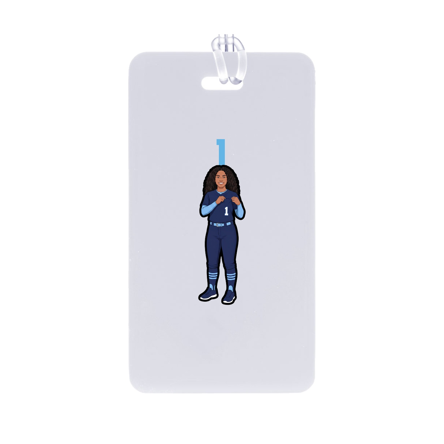 Bag Tag — Number Top in Classic