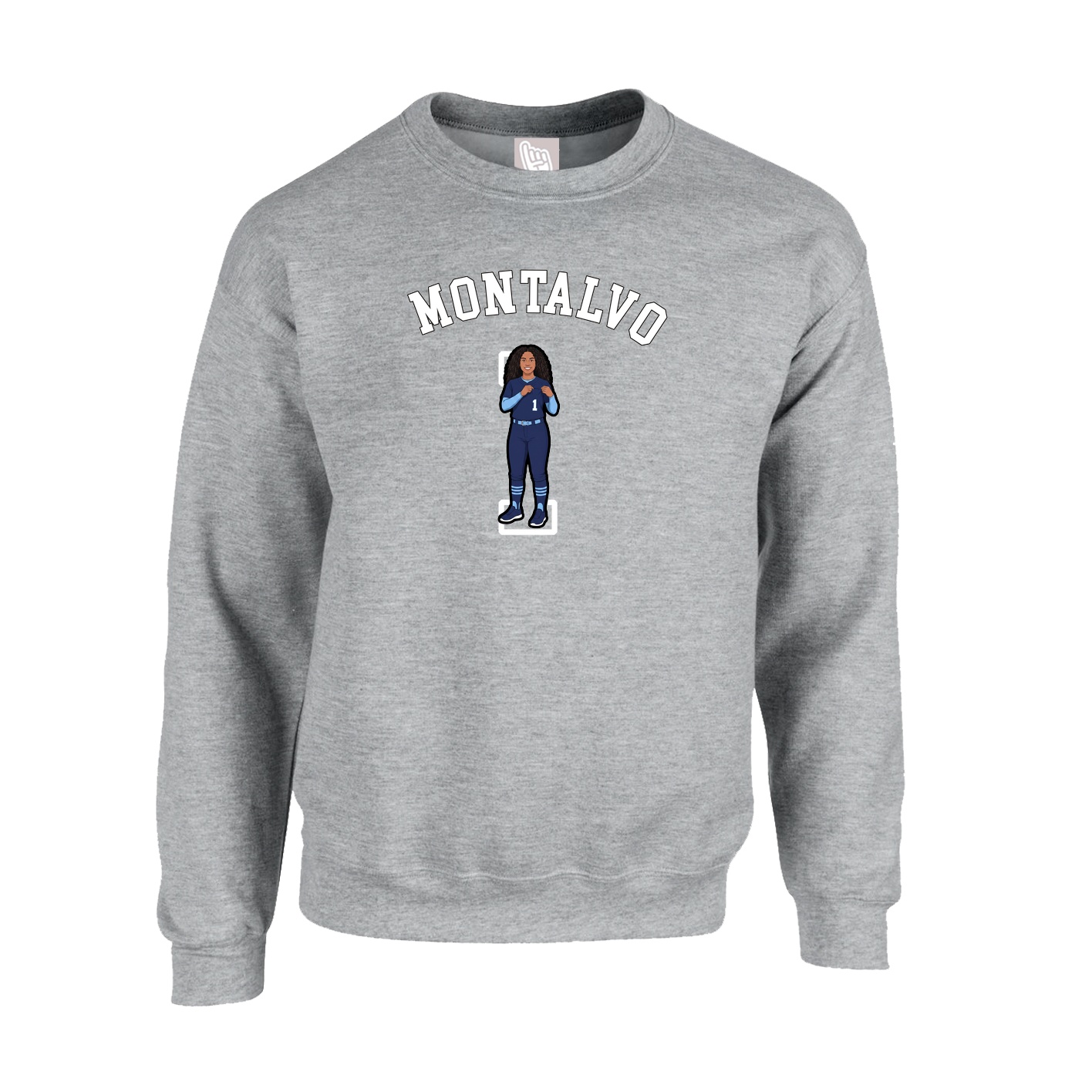 Fleece Crew — Shirsey Arch in Grey