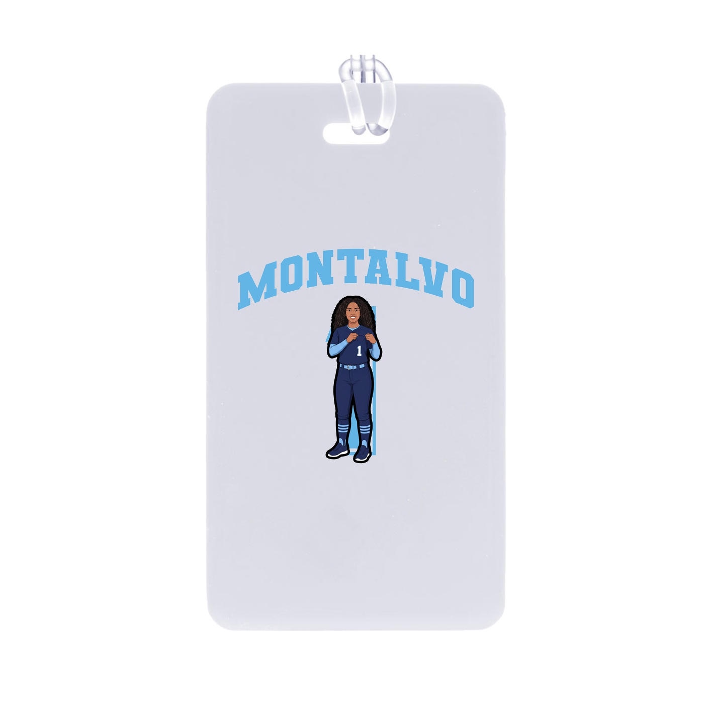 Bag Tag — Number in Classic