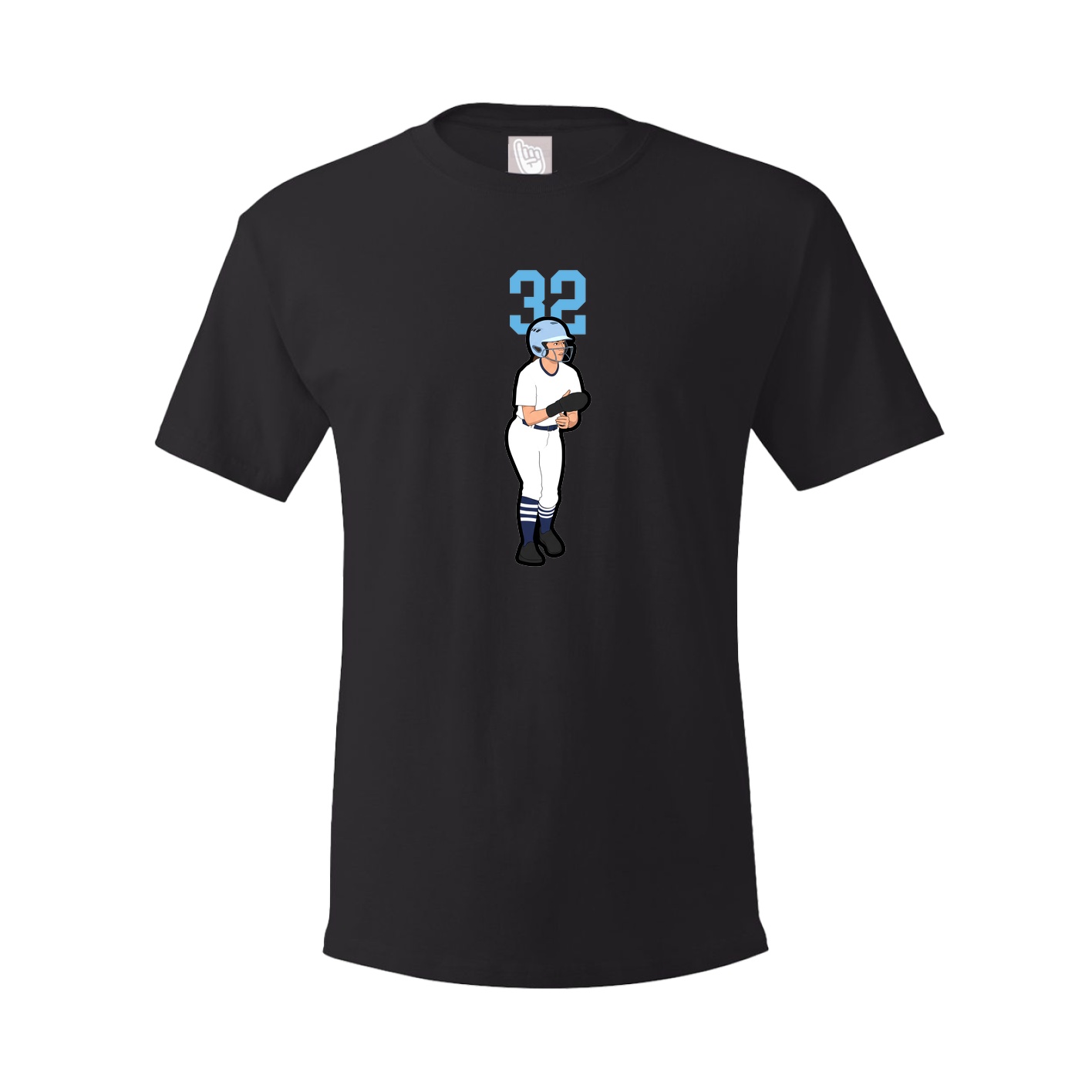 Tee — Number Top in Black
