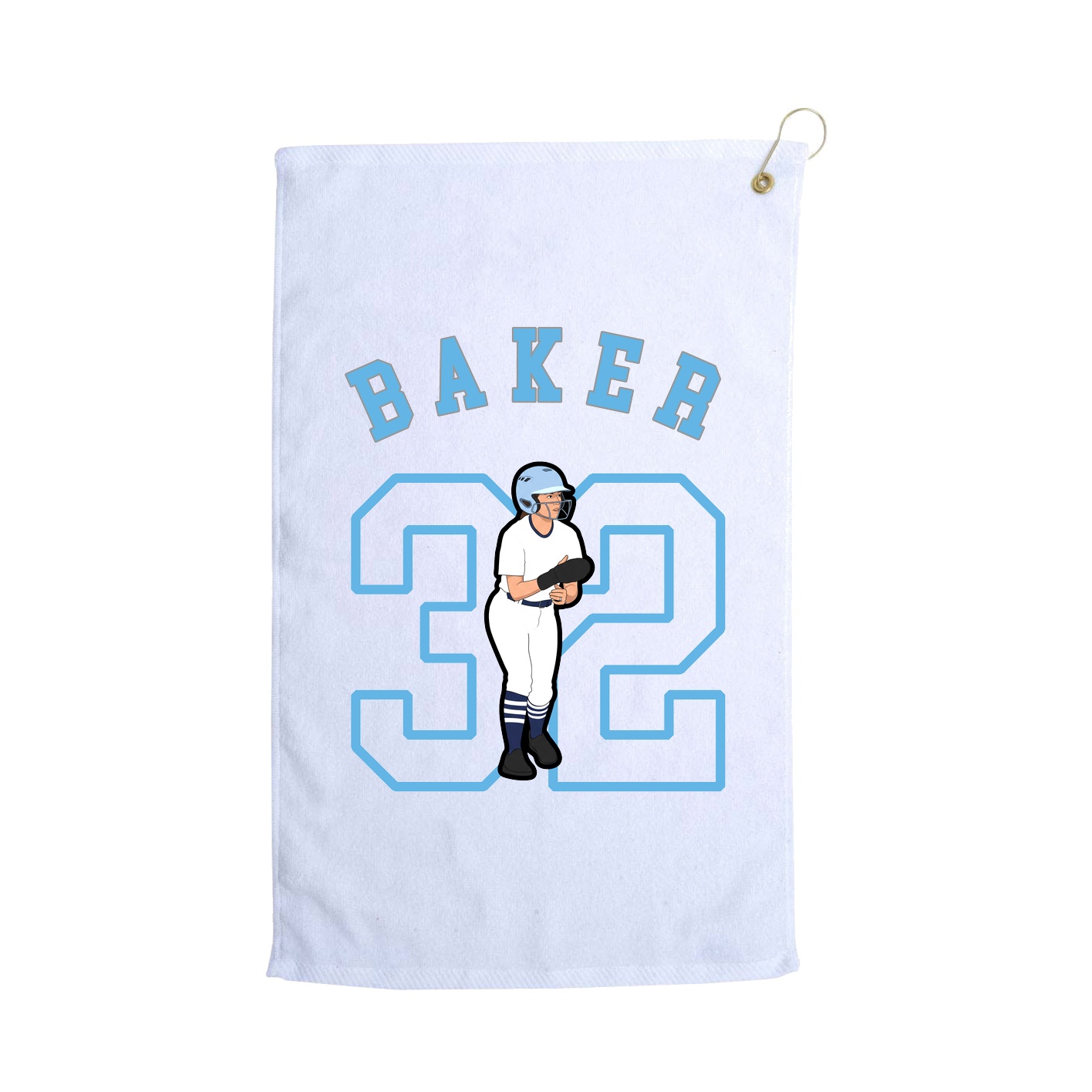Golf Towel — Shirsey Arch in White