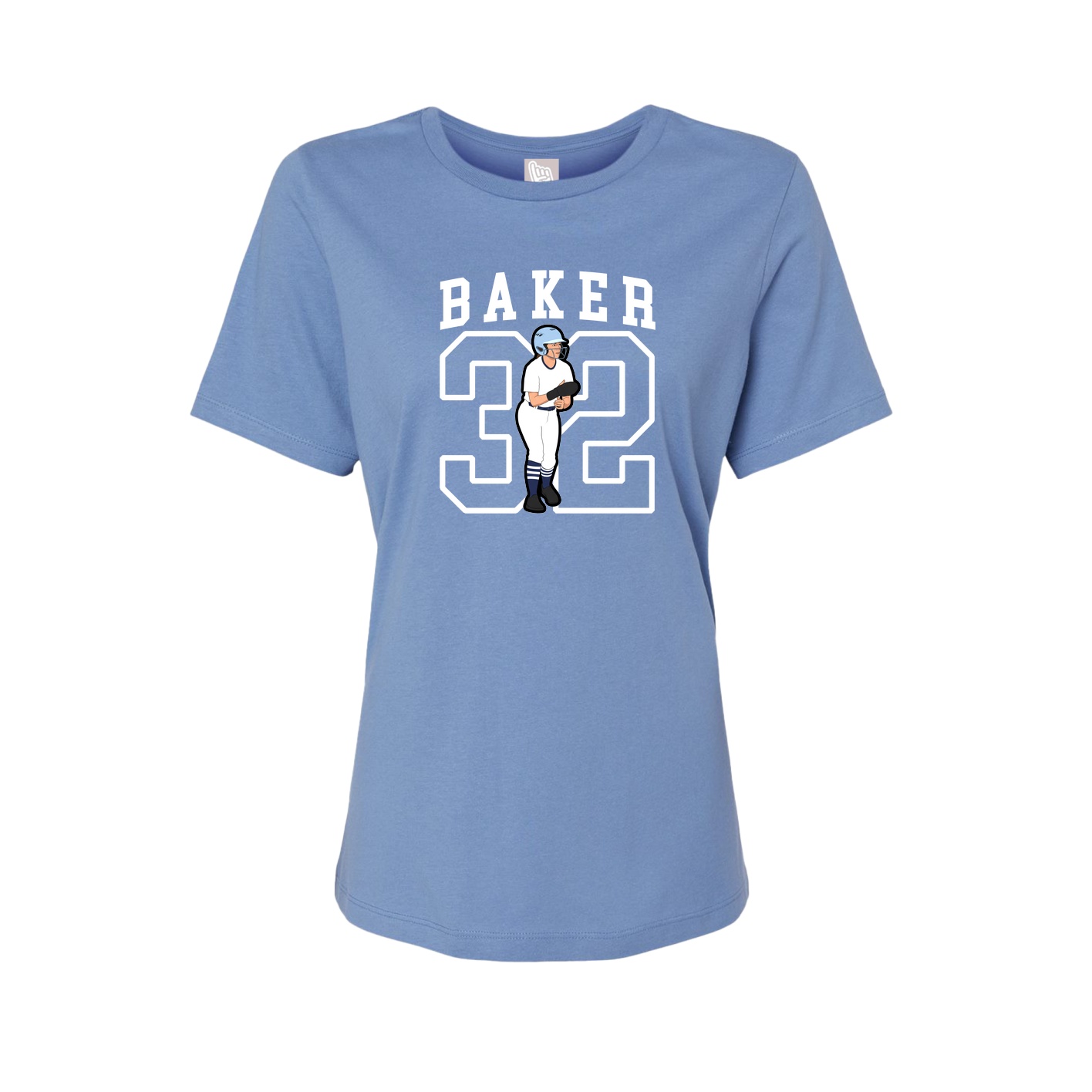 Fitted Women's Tee — Shirsey in Powder Blue