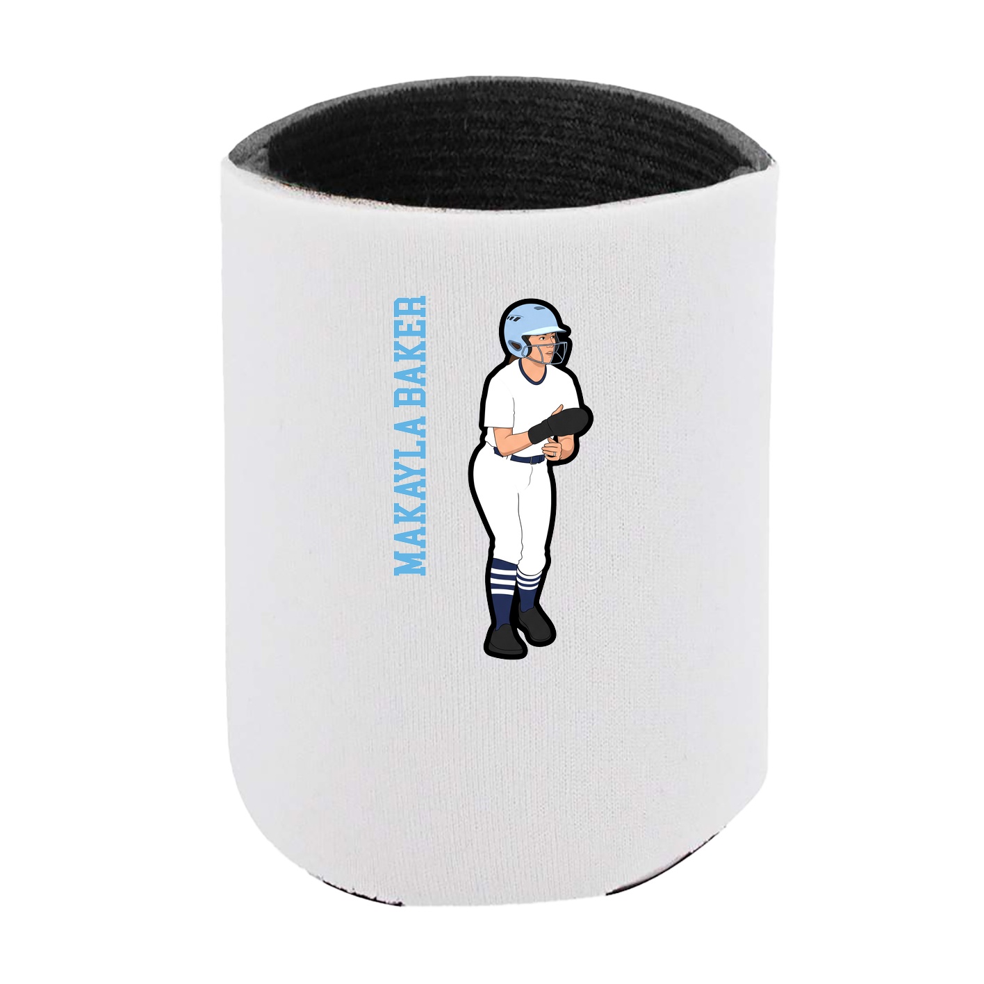 Can Holder — Name Vertical in White