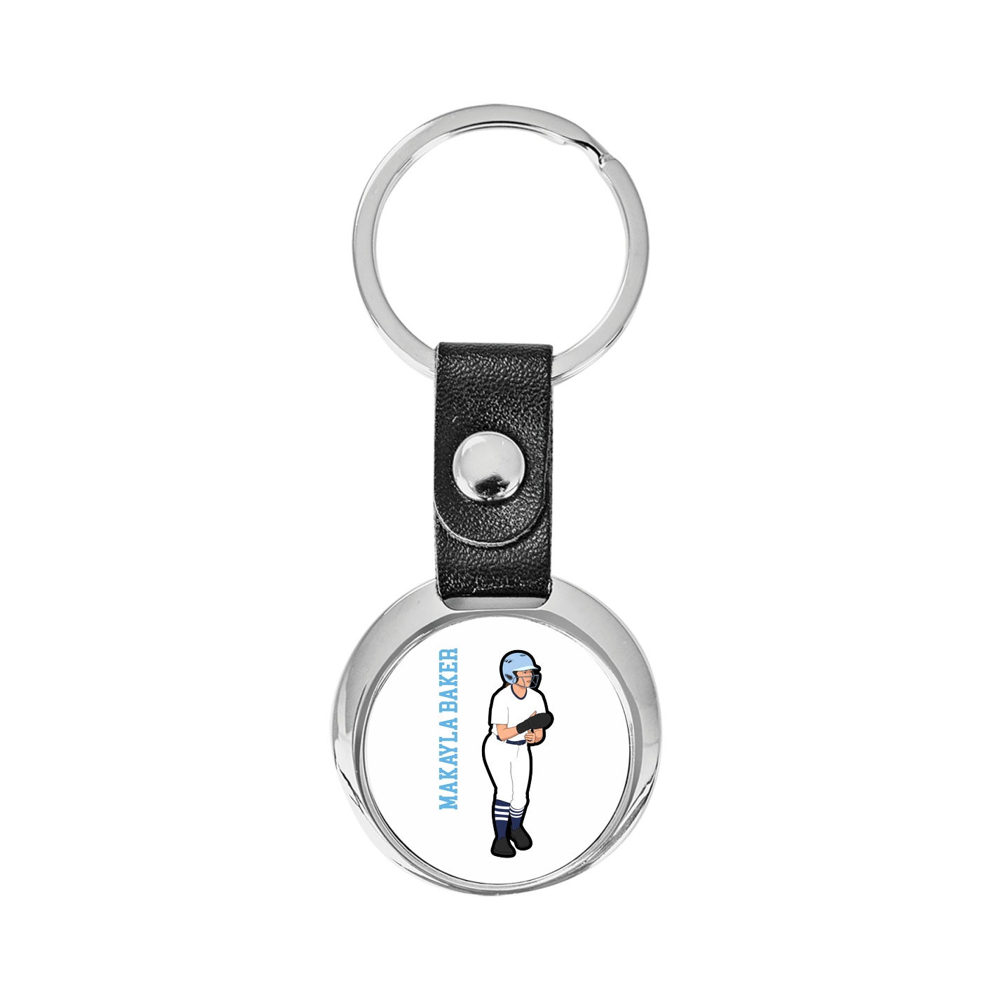 Key Chain — Name Vertical in Classic