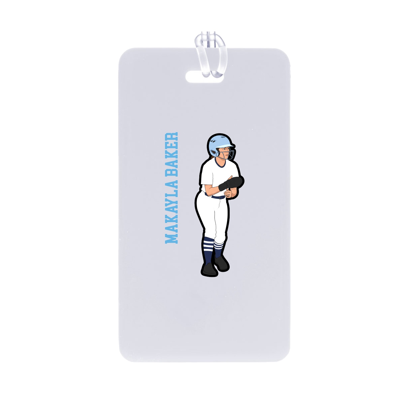 Bag Tag — Name Vertical in Classic