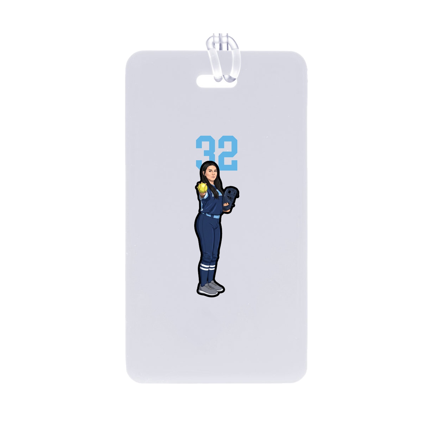Bag Tag — Number Top in Classic