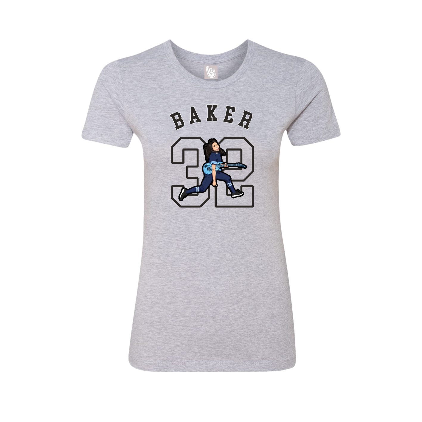 Fitted Women's Tee — Shirsey Arch in Grey