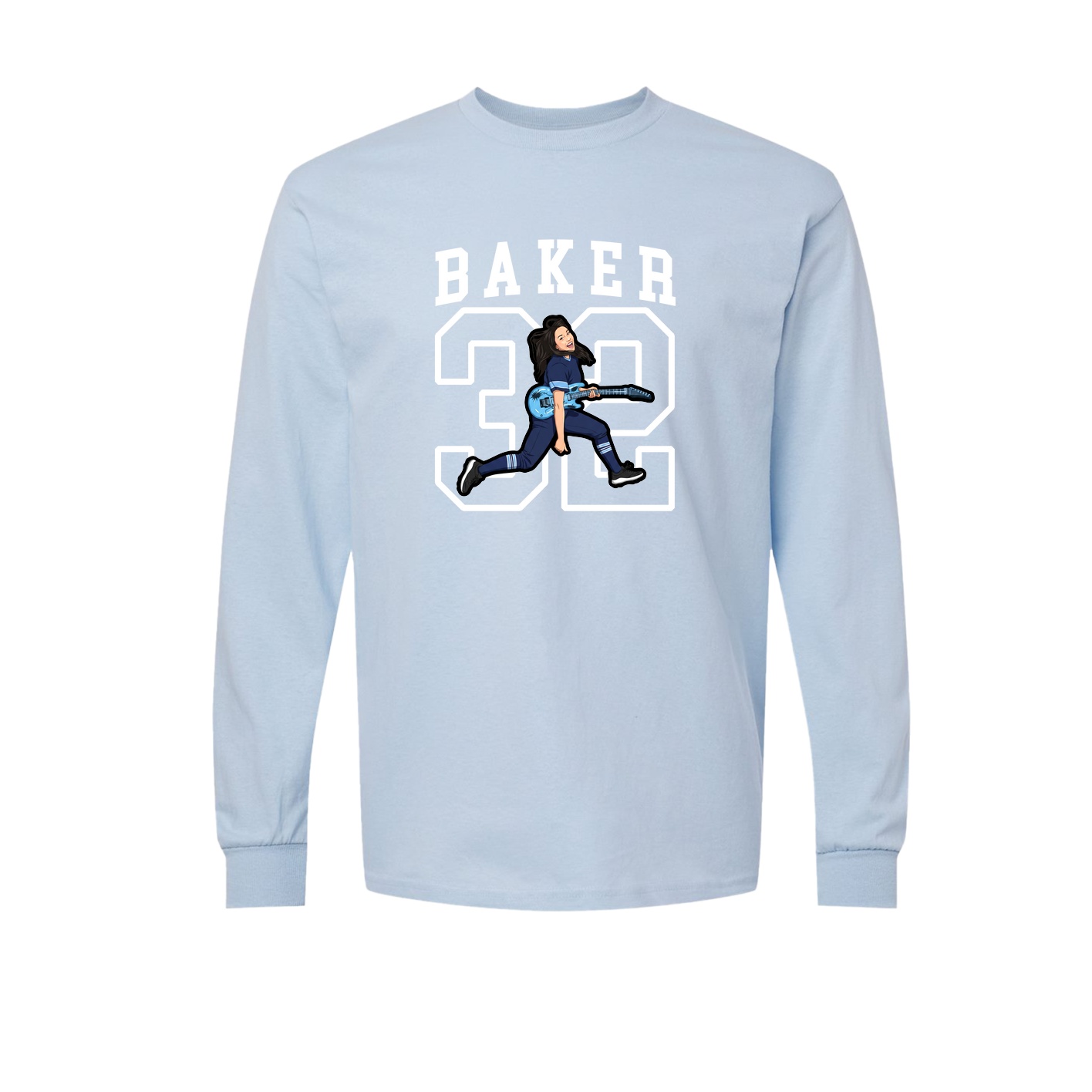 Long Sleeve Tee — Shirsey in Light Blue